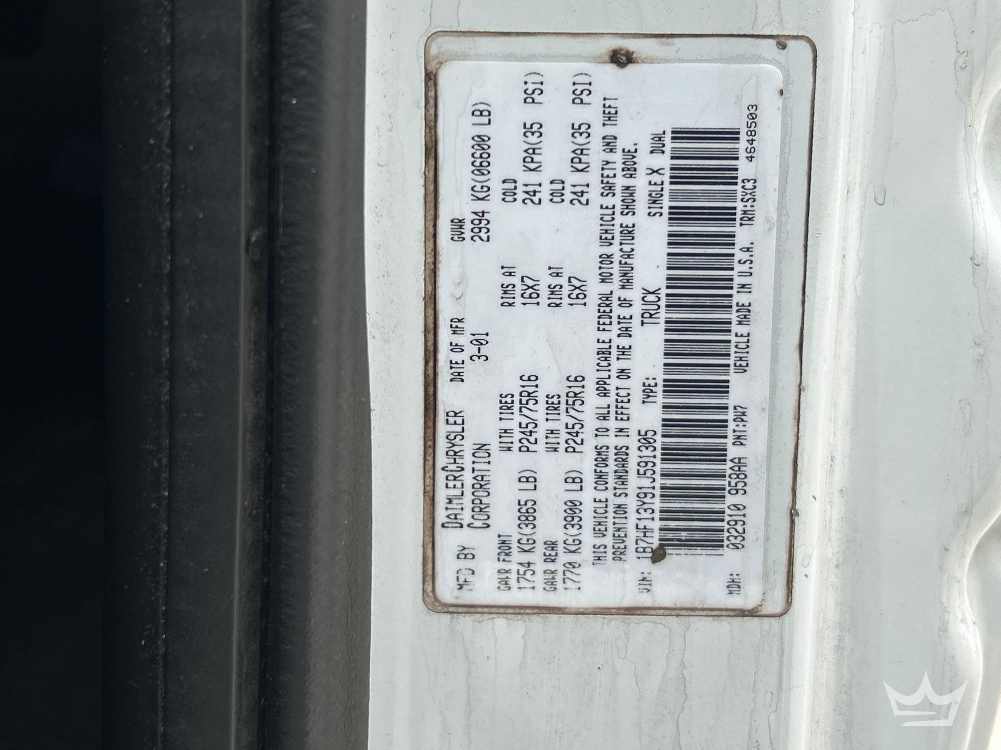 2001 Dodge RAM 1500
