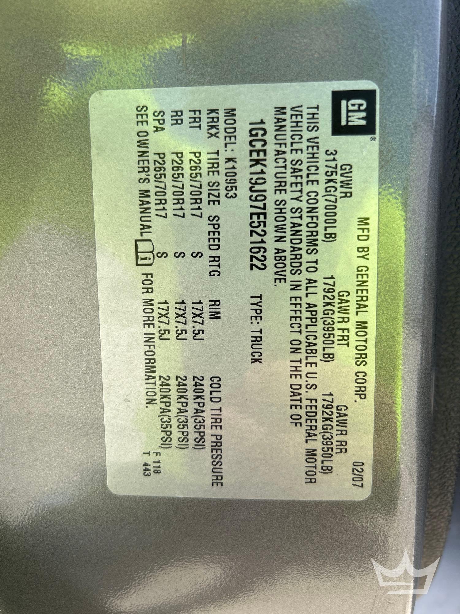 2007 Chevrolet Silverado 1500