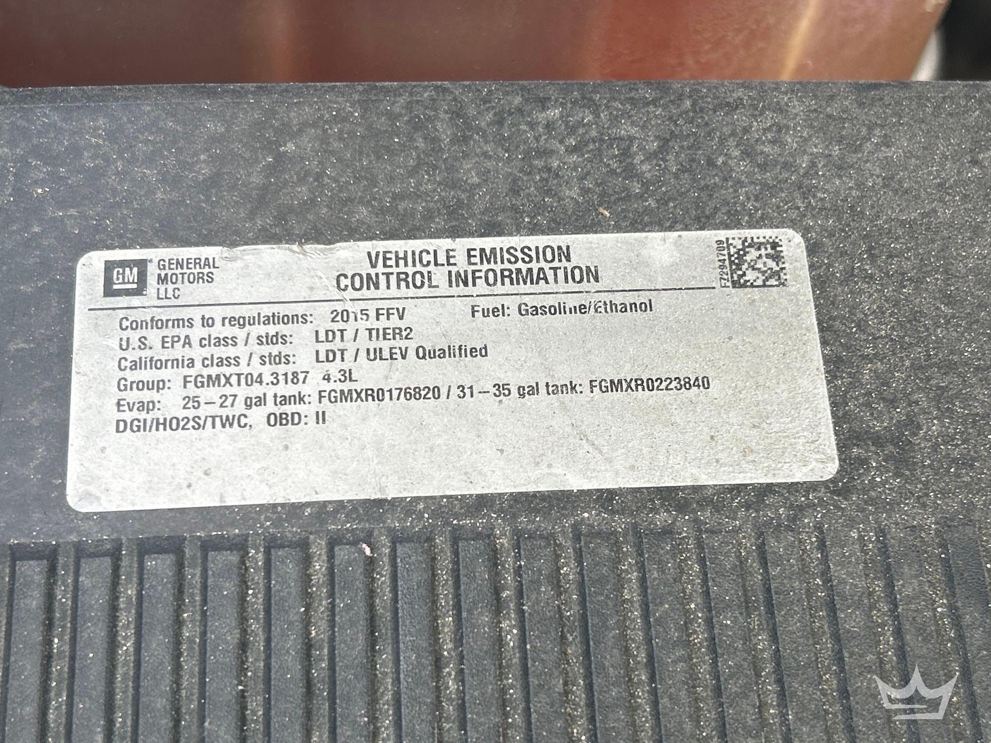 2015 Chevrolet Silverado 1500