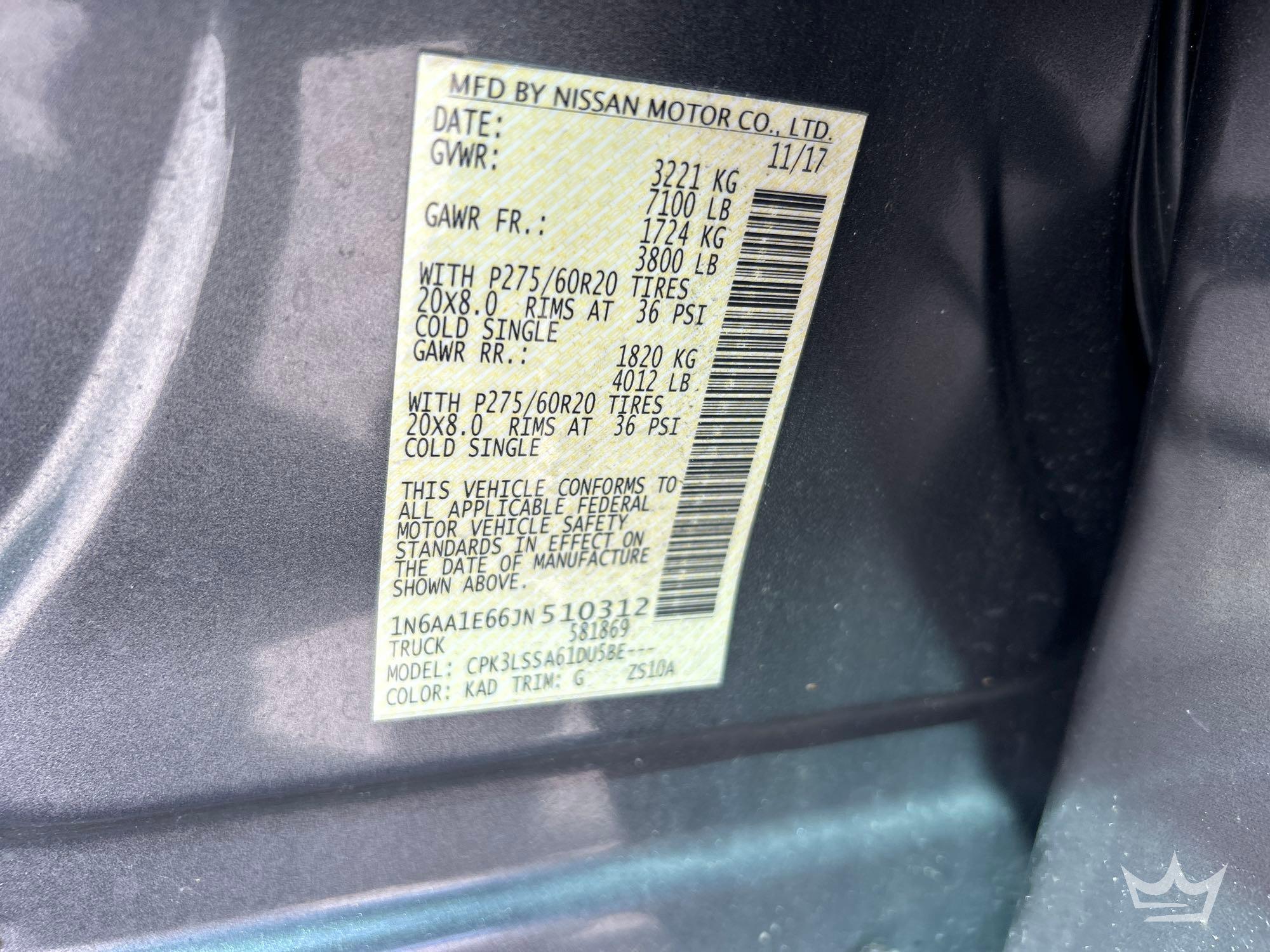 2018 Nissan TITAN