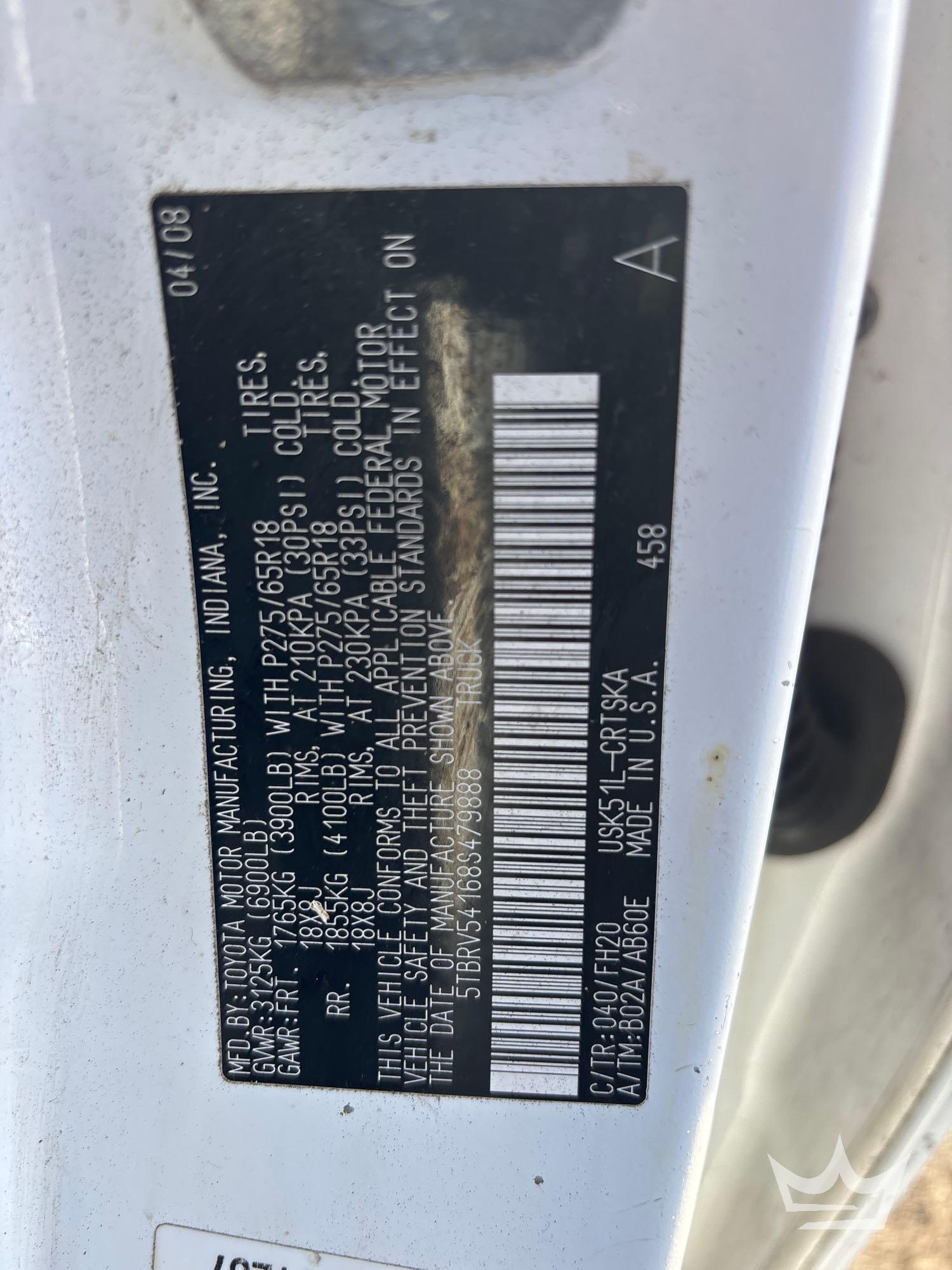 2008 Toyota Tundra