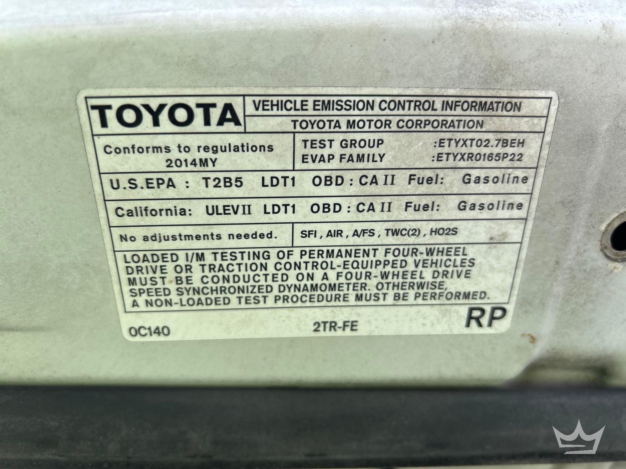2014 Toyota Tacoma