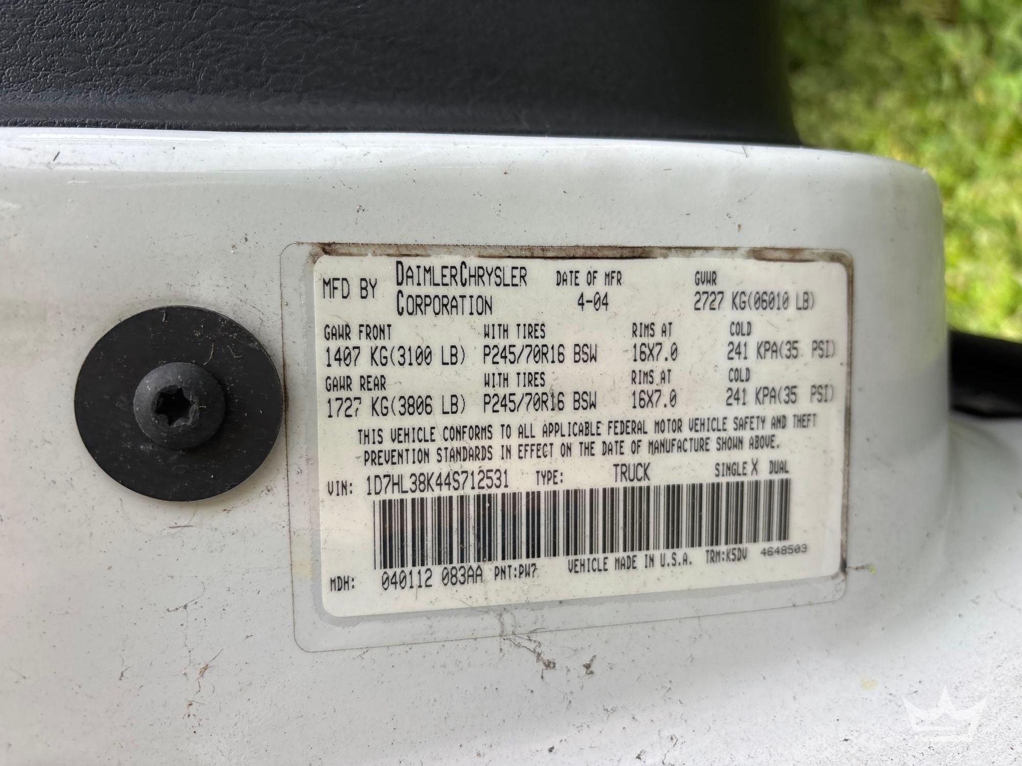 2004 Dodge Dakota