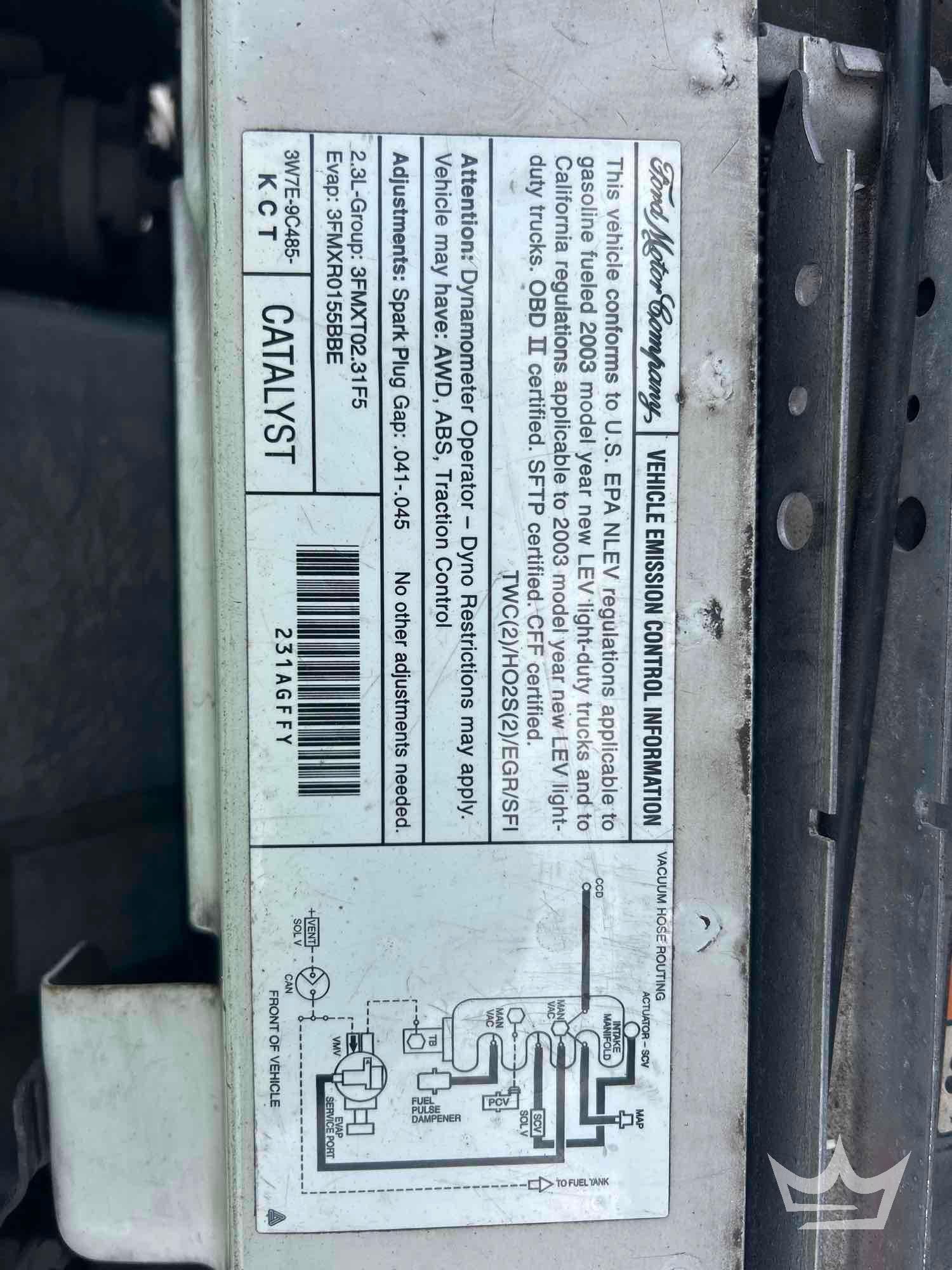 2003 Ford RANGER