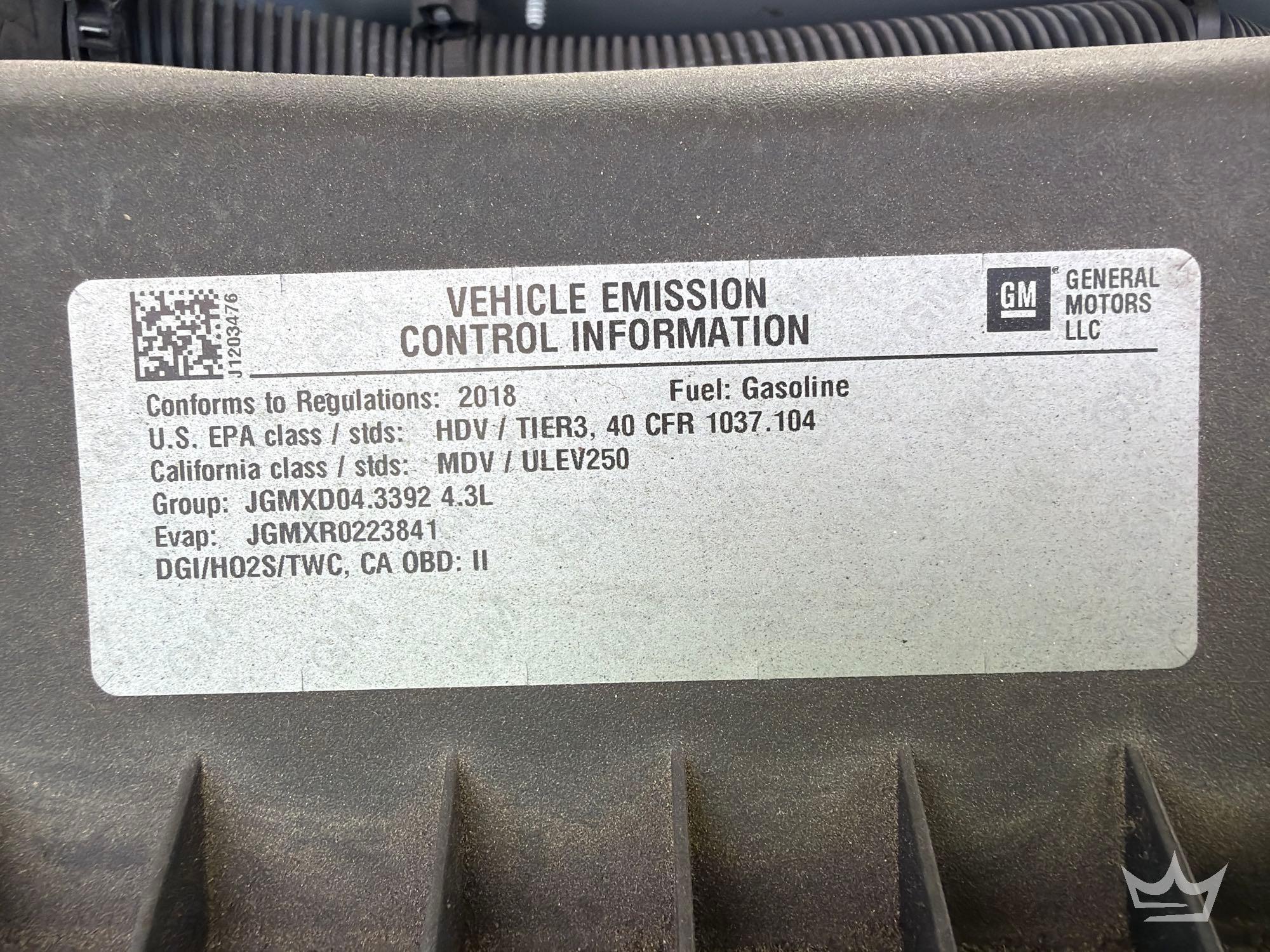 2018 Chevrolet Express 2500