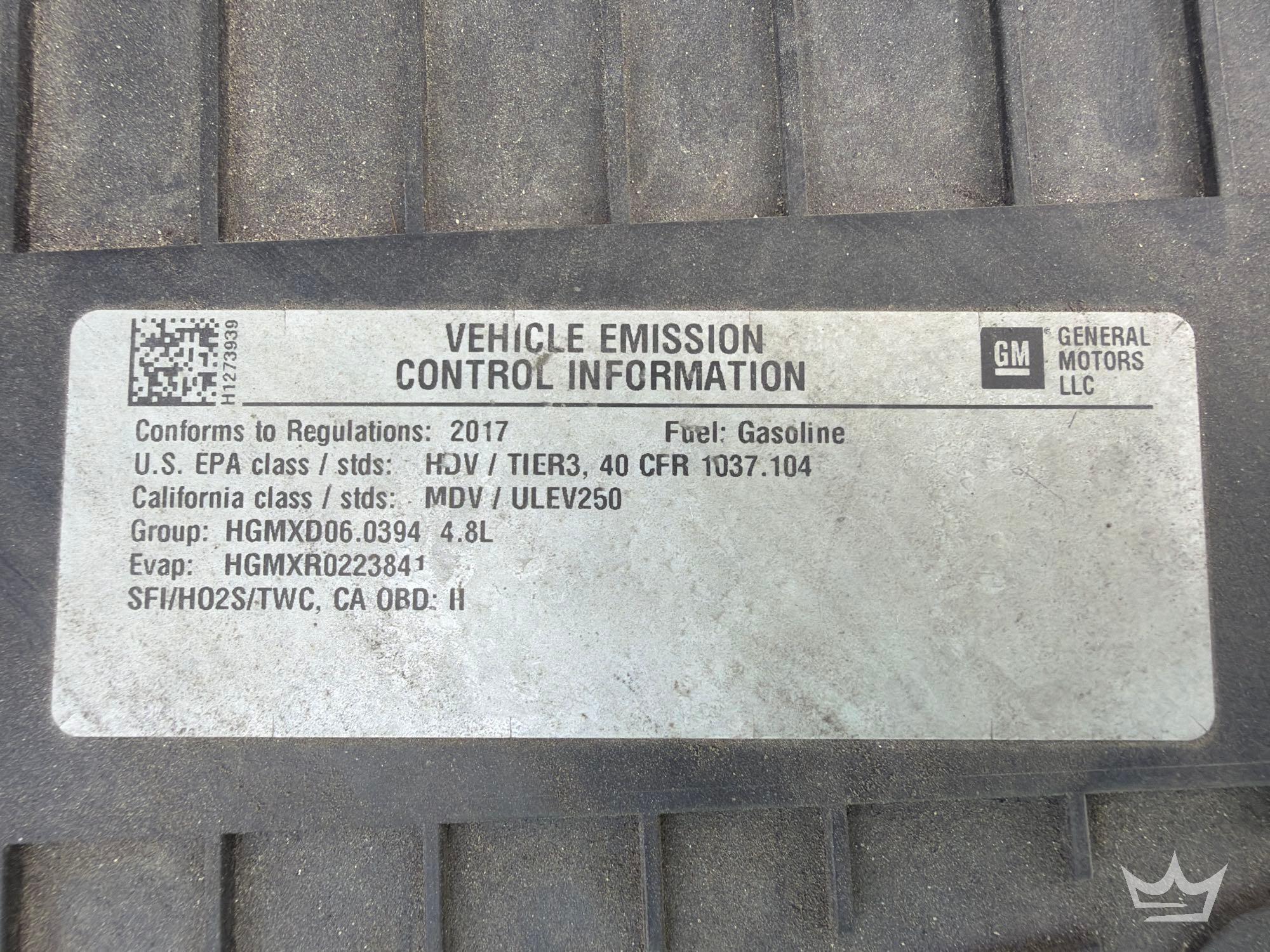 2017 Chevrolet Express 2500