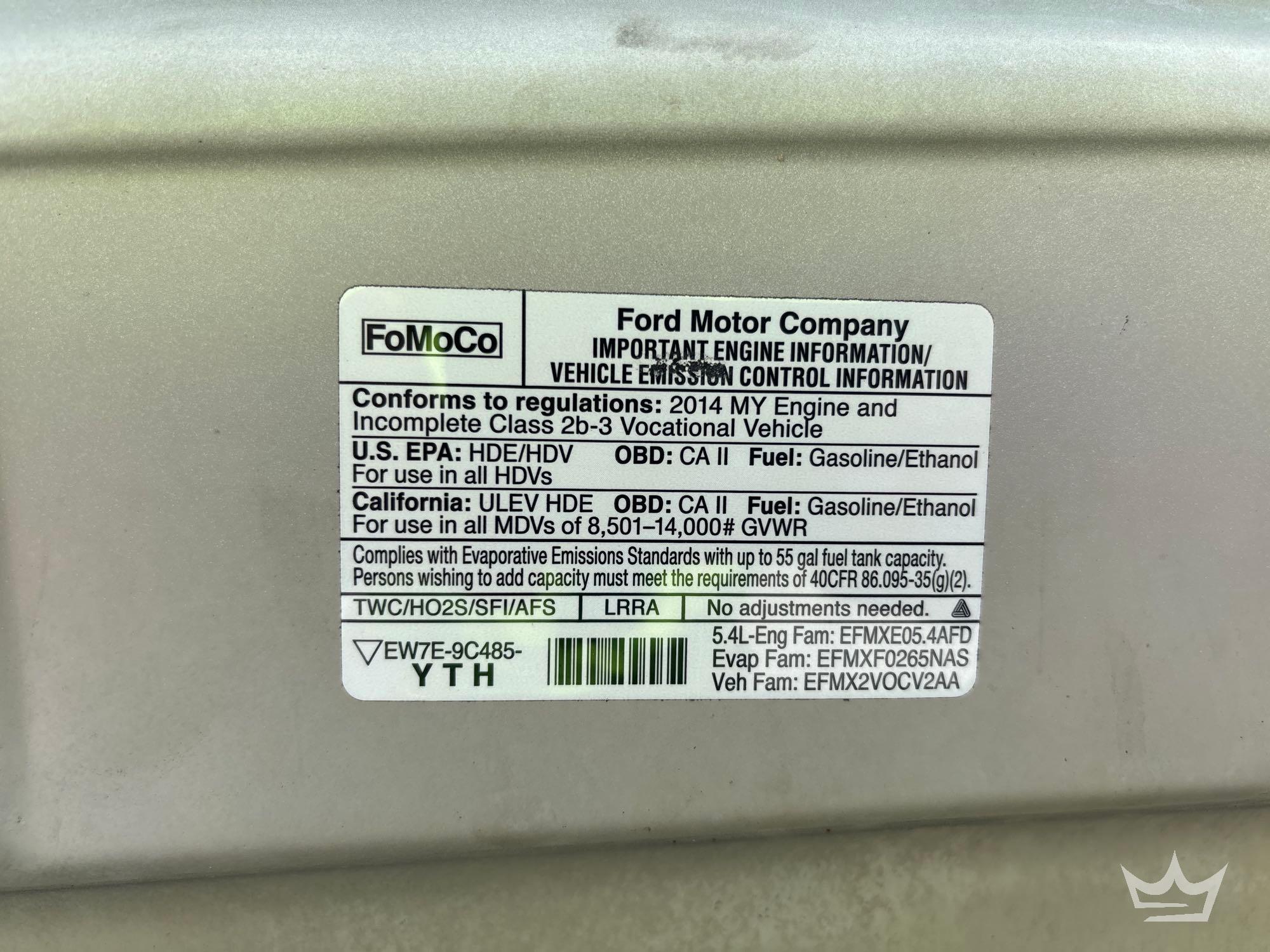 2014 Ford E450