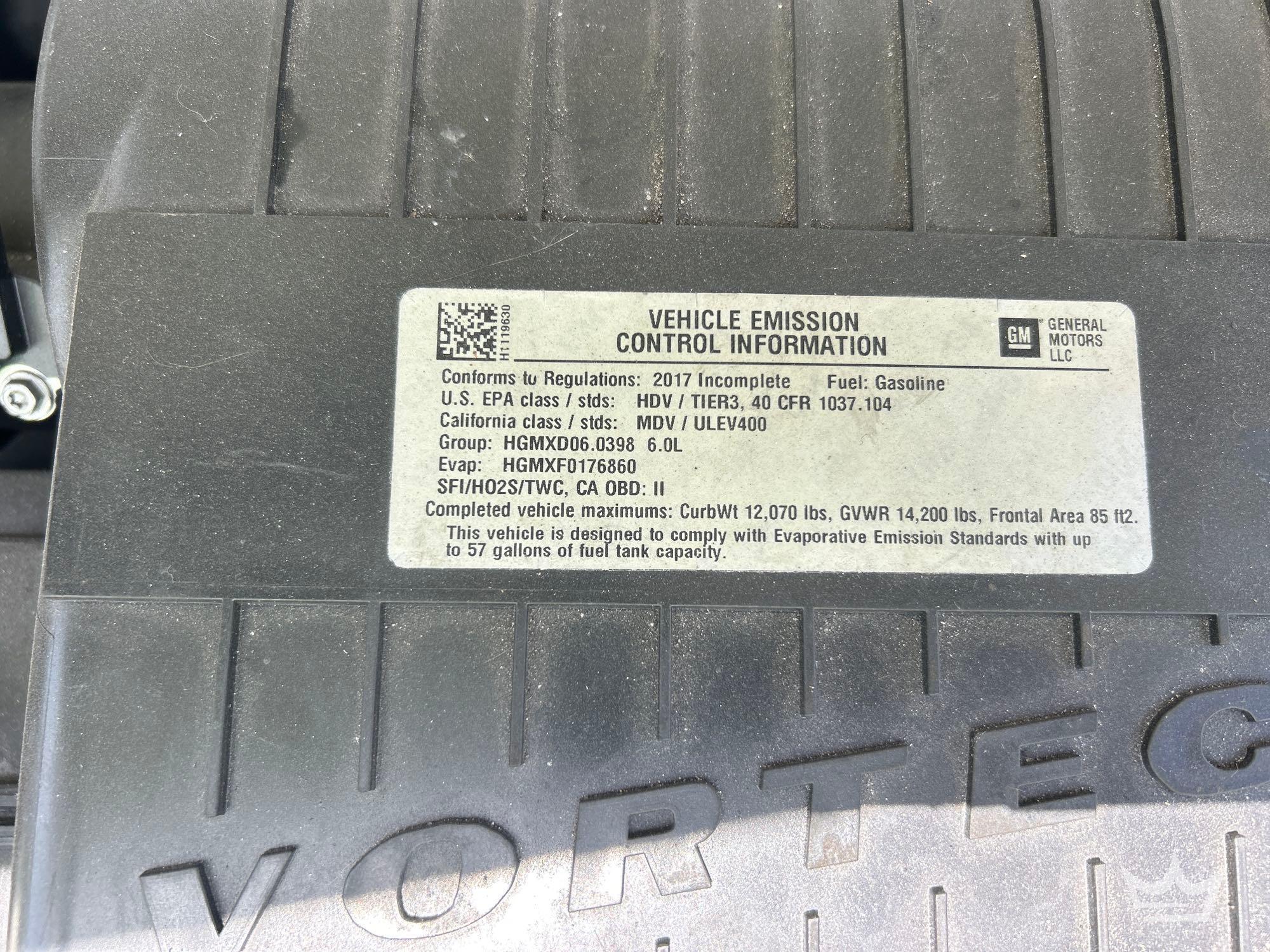 2017 Chevrolet EXPRESS 3500