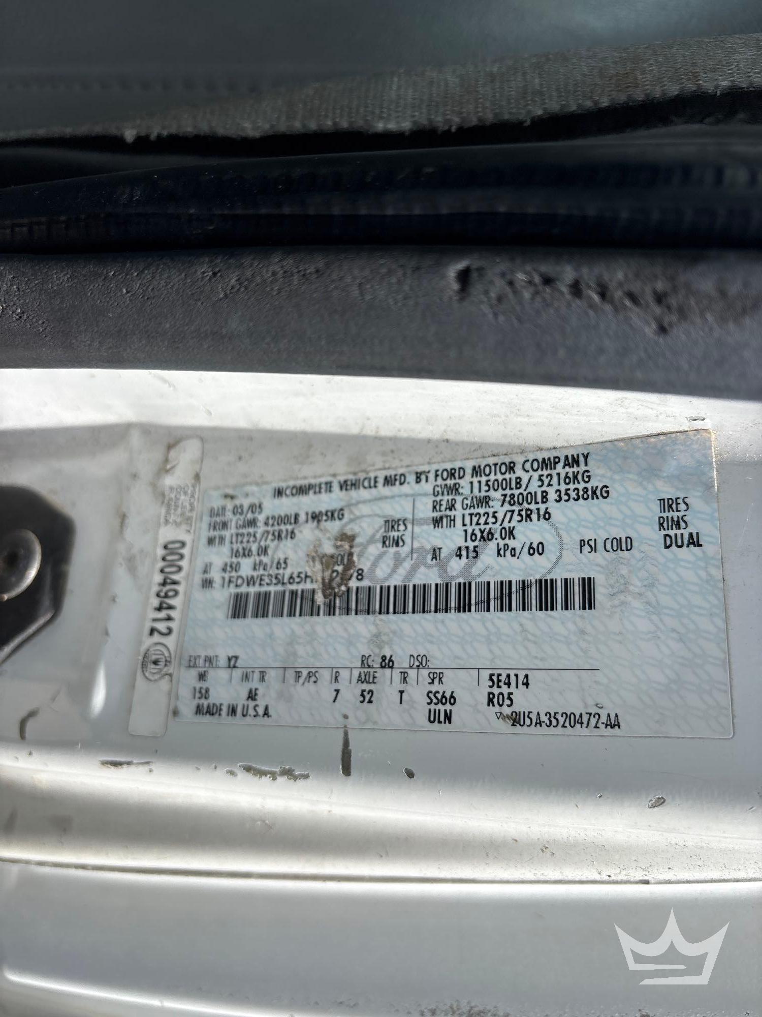 2005 Ford E-250