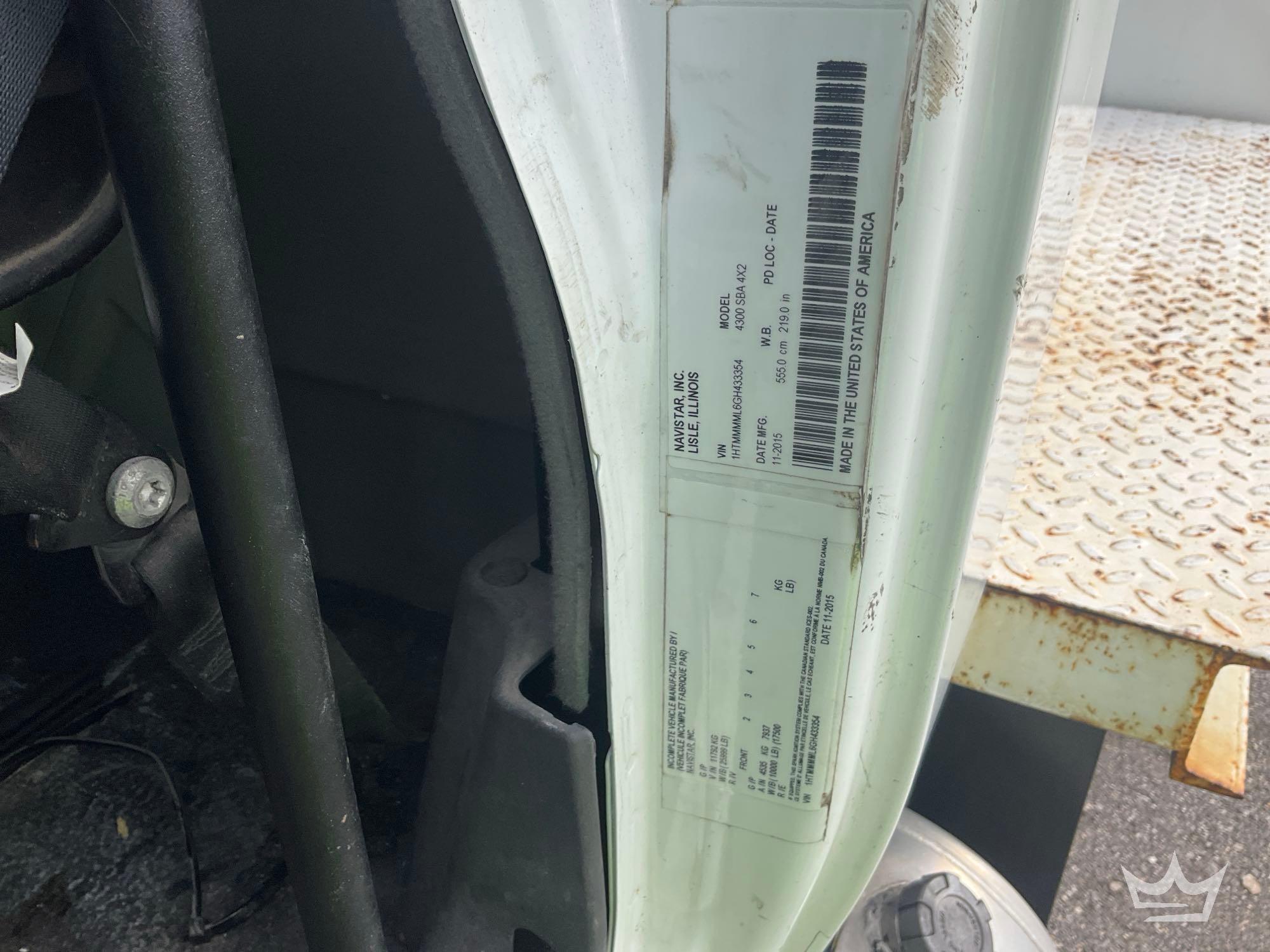 2016 International DURASTAR 4300