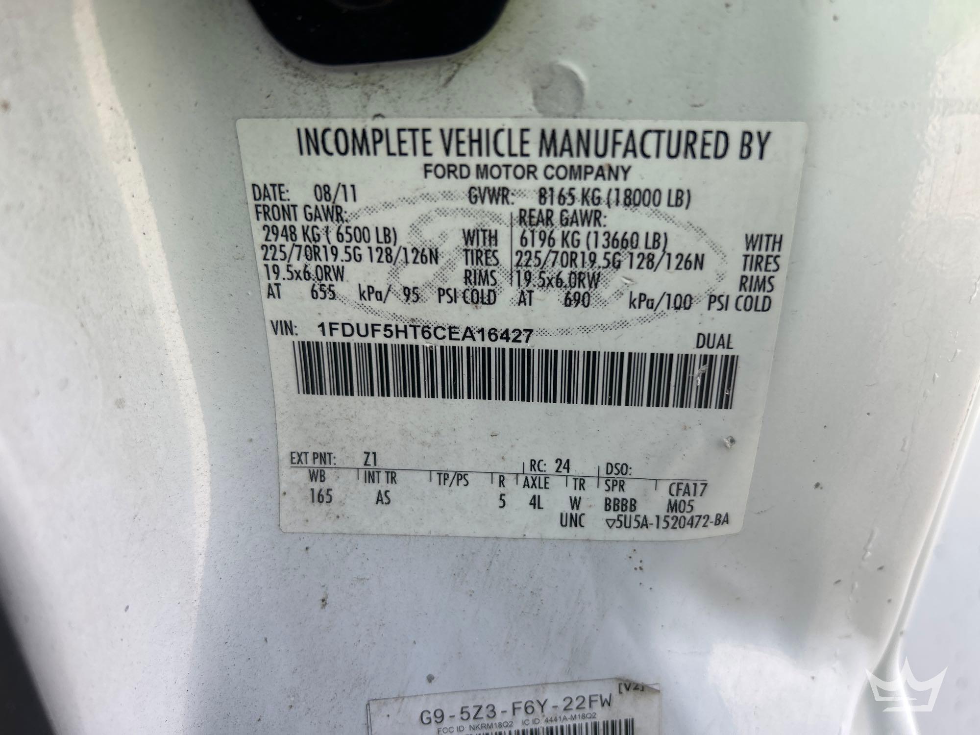 2012 Ford F-550