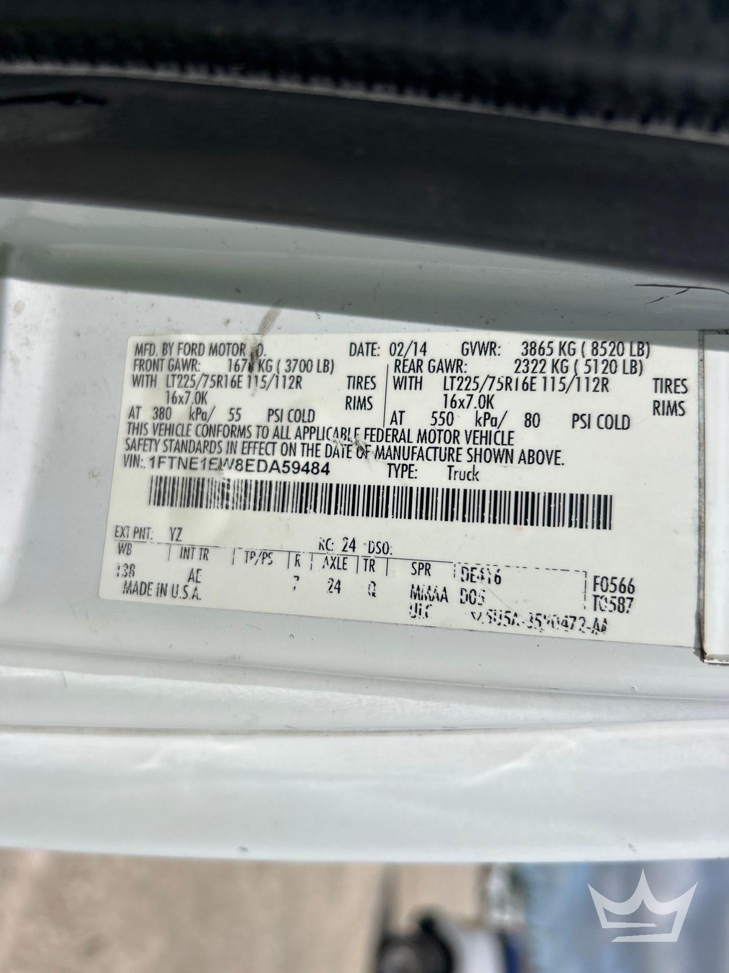 2014 Ford E150