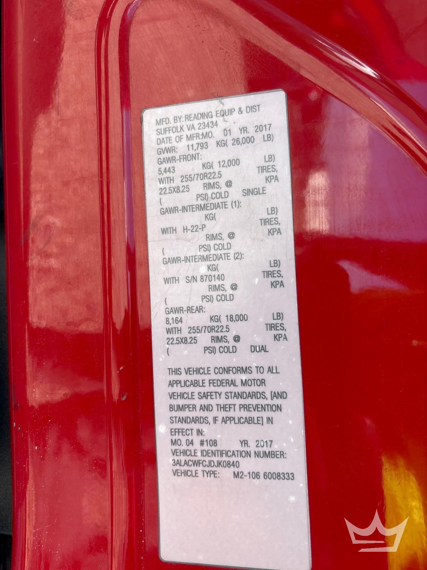 2018 Freightliner M2 106