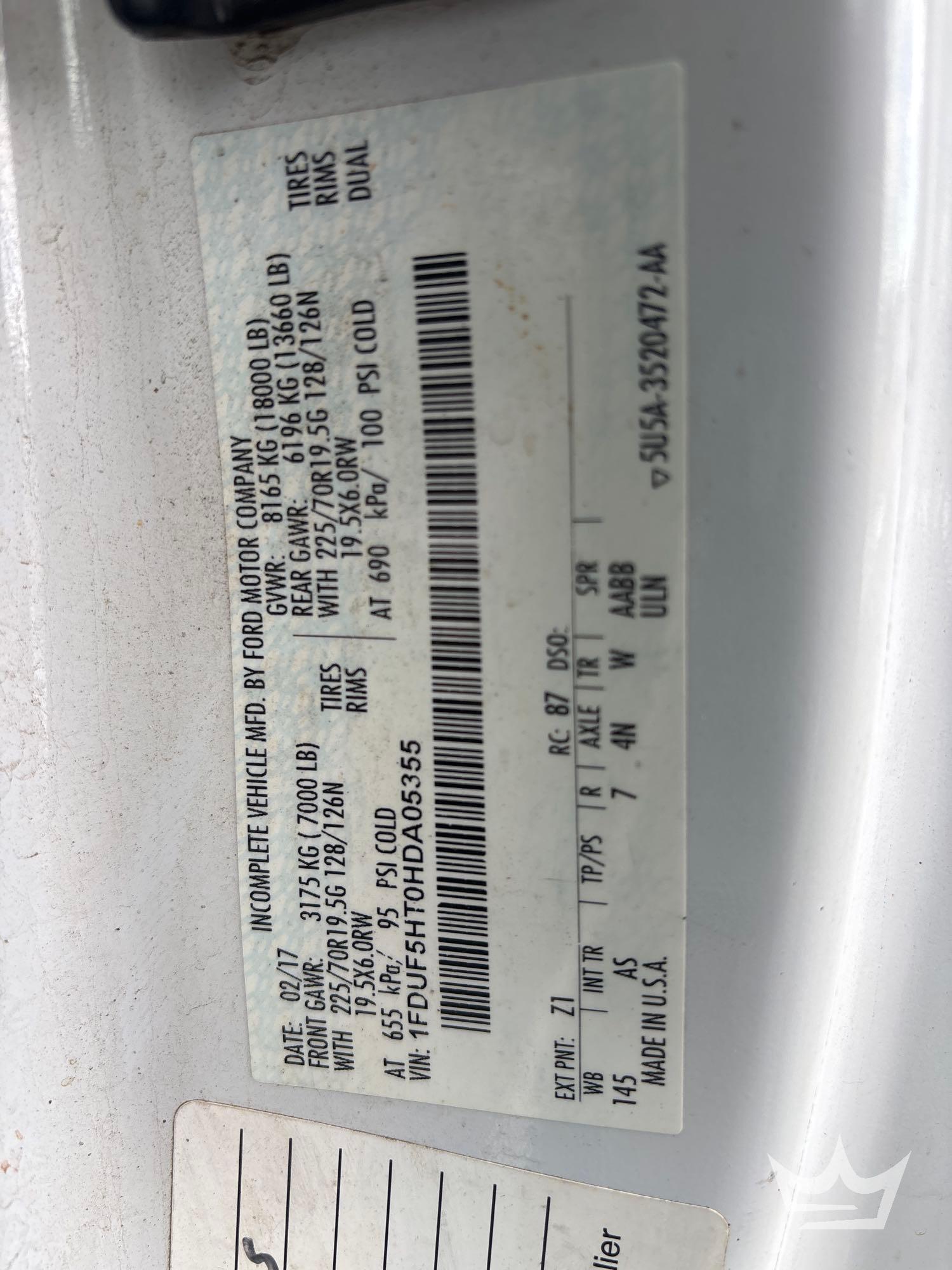 2017 Ford F-550