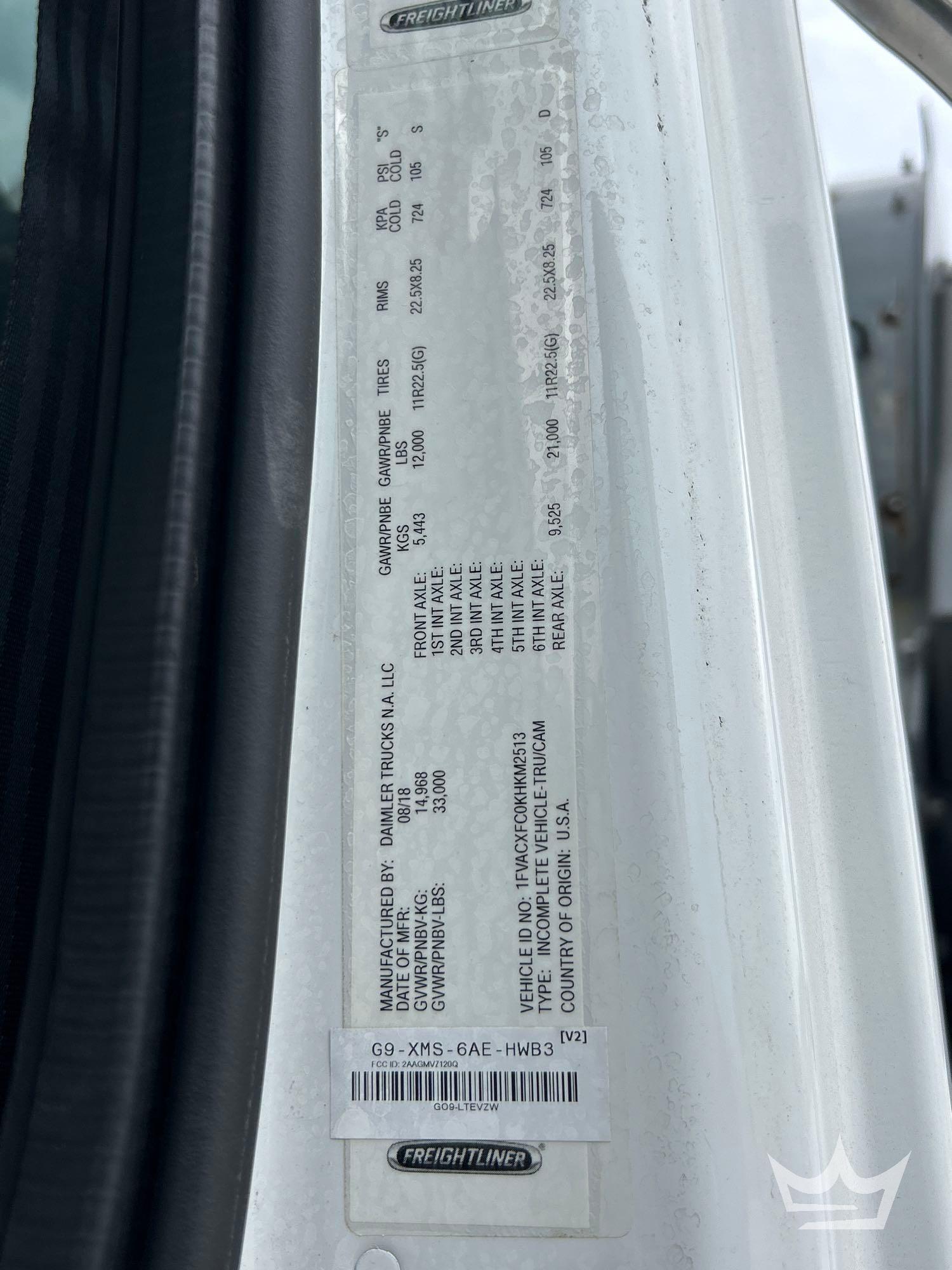 2019 Freightliner M2 106 SPORTCH