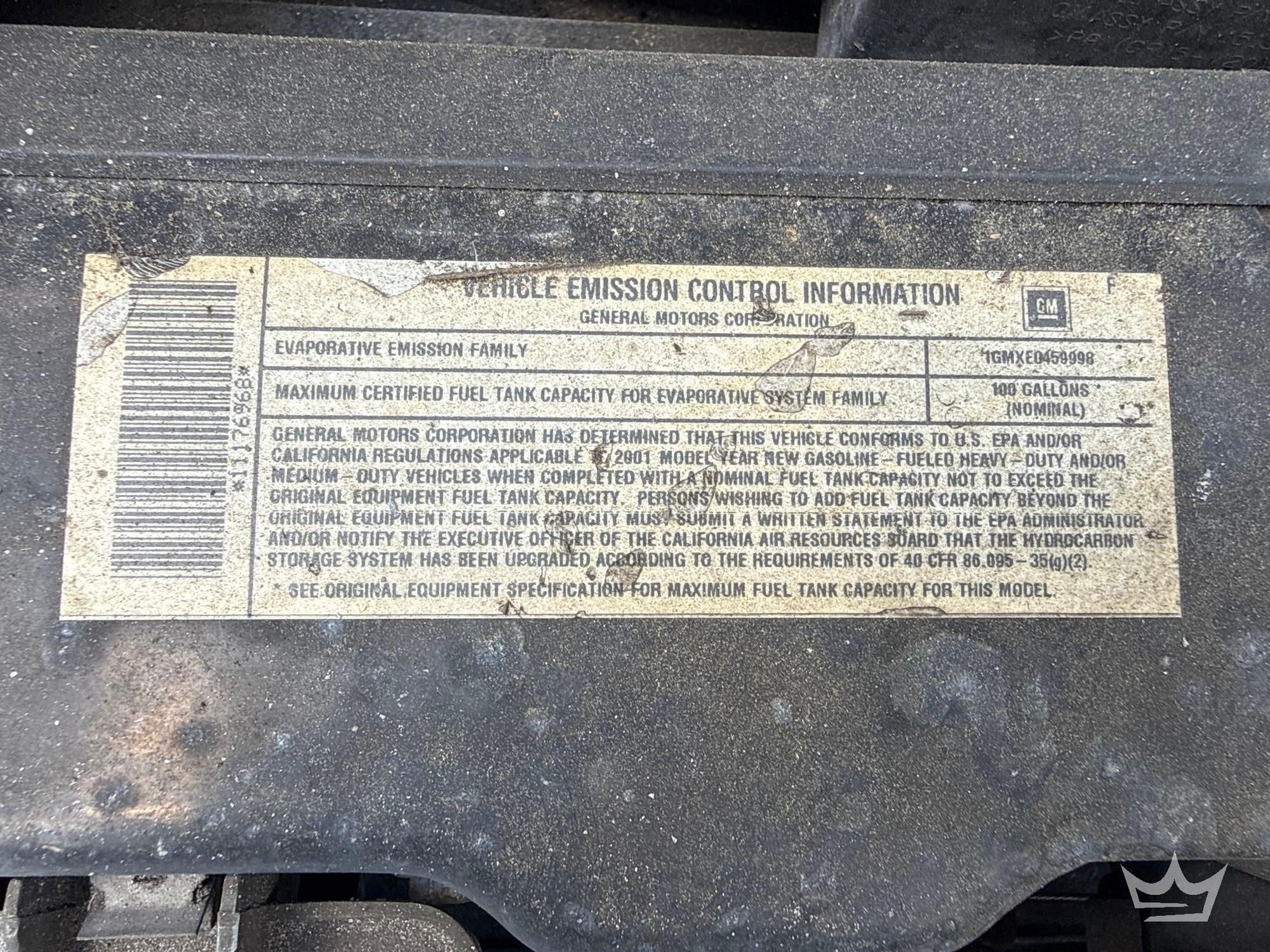 2001 Chevrolet 3500