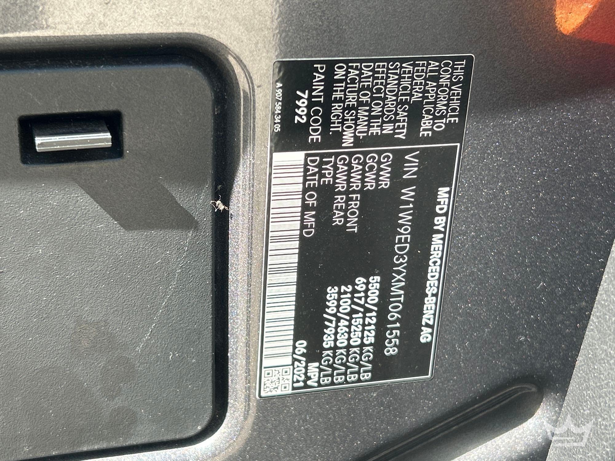 2021 Mercedes-Benz SPRINTER