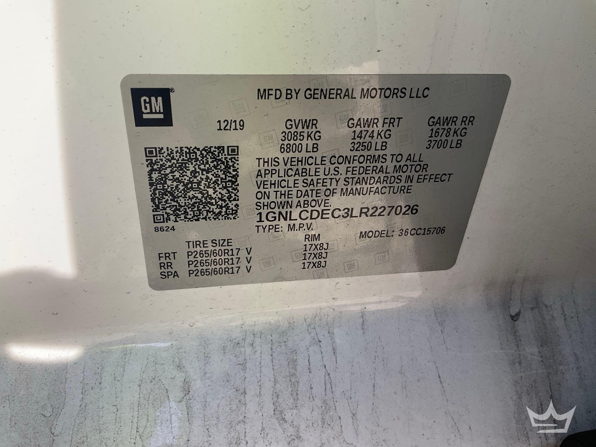 2020 Chevrolet TAHOE