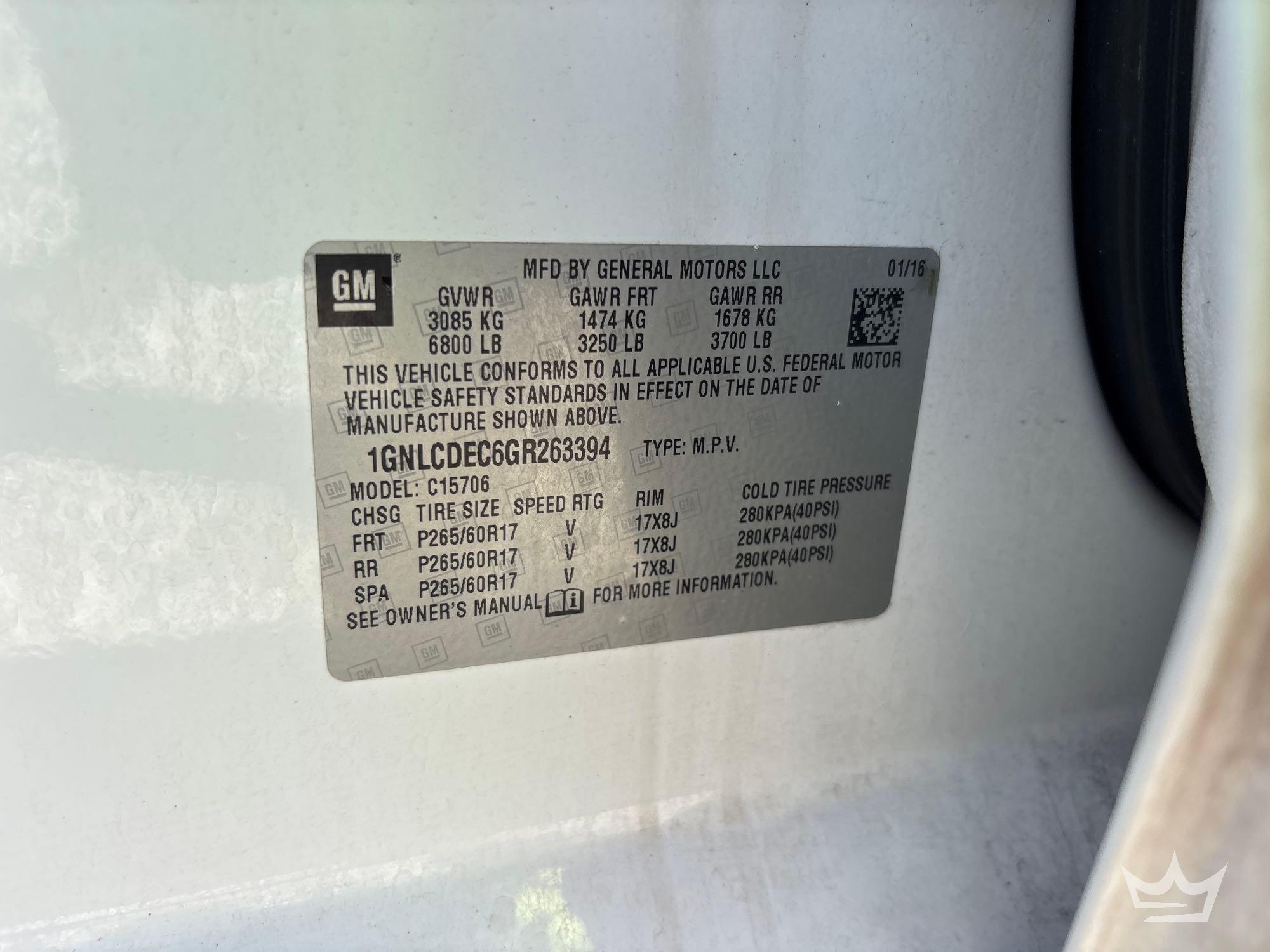 2016 Chevrolet Tahoe