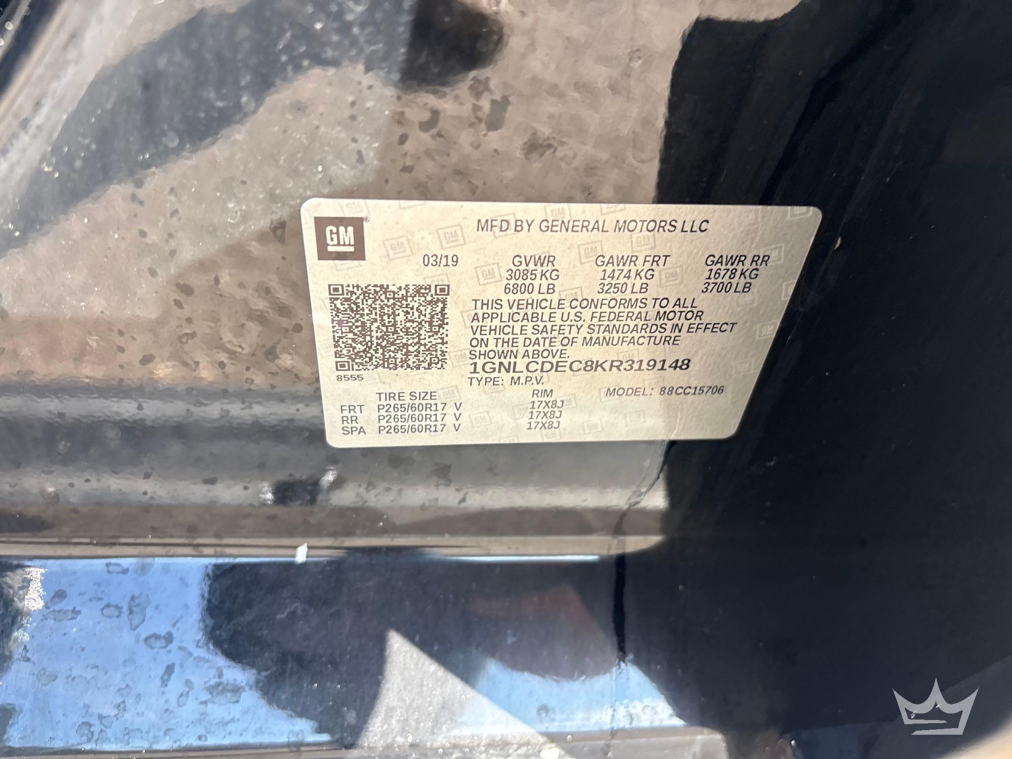 2019 Chevrolet TAHOE