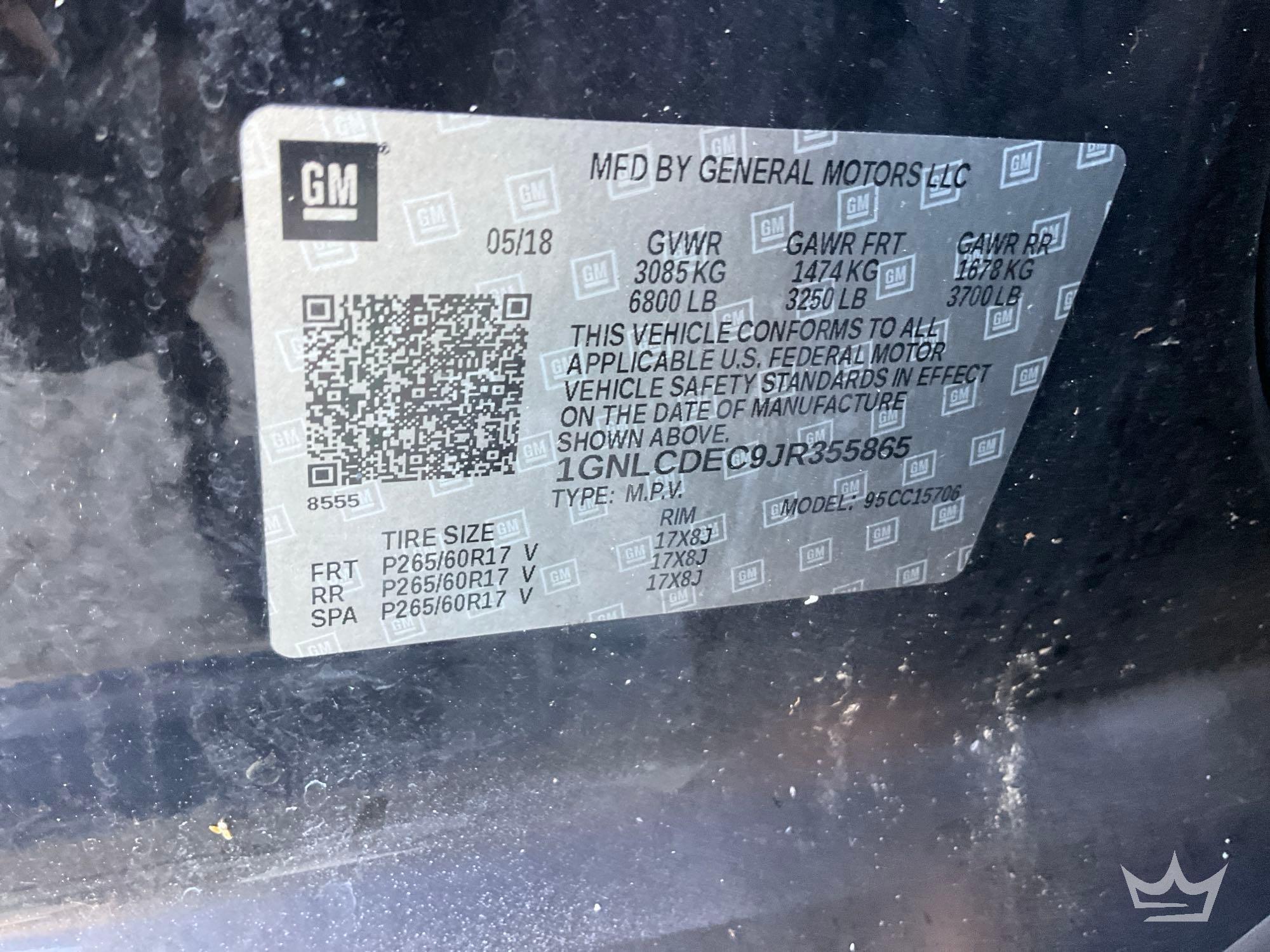 2018 Chevrolet TAHOE