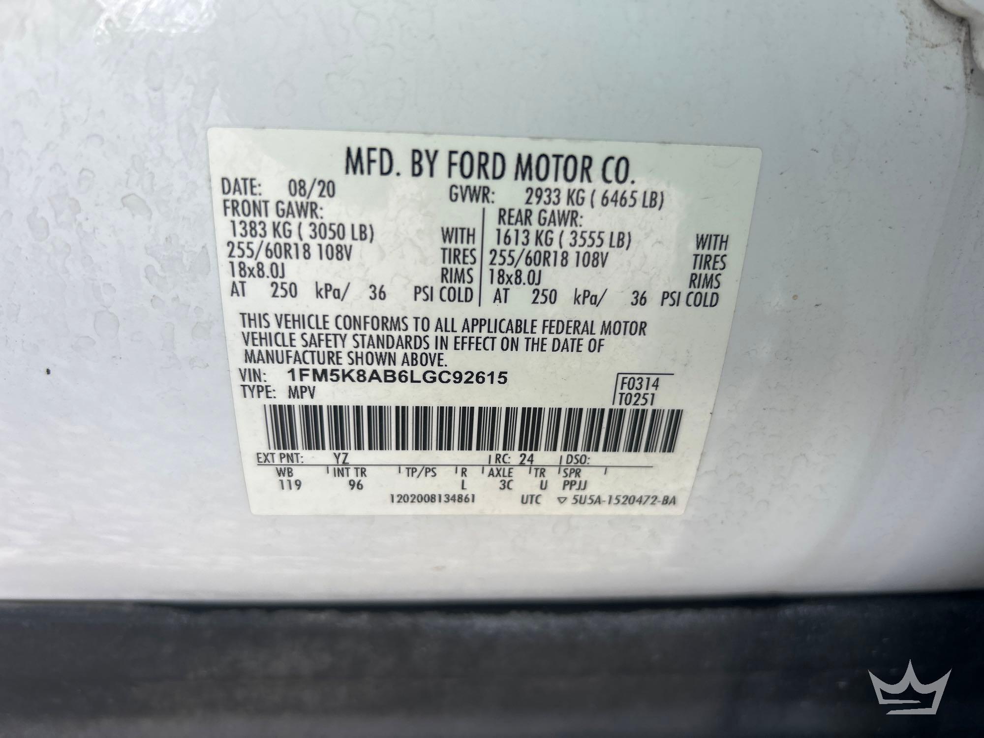 2020 Ford EXPLORER