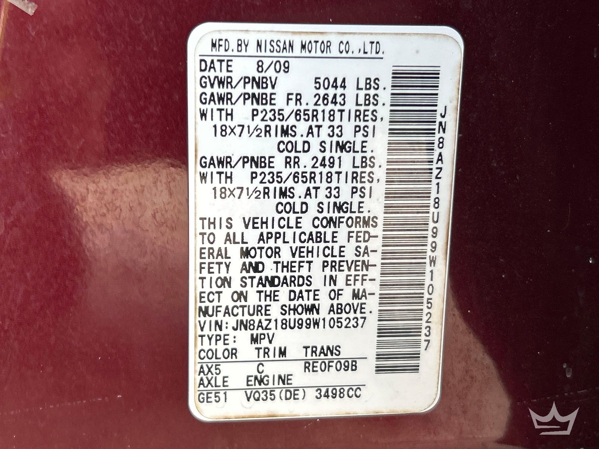 2009 Nissan MURANO