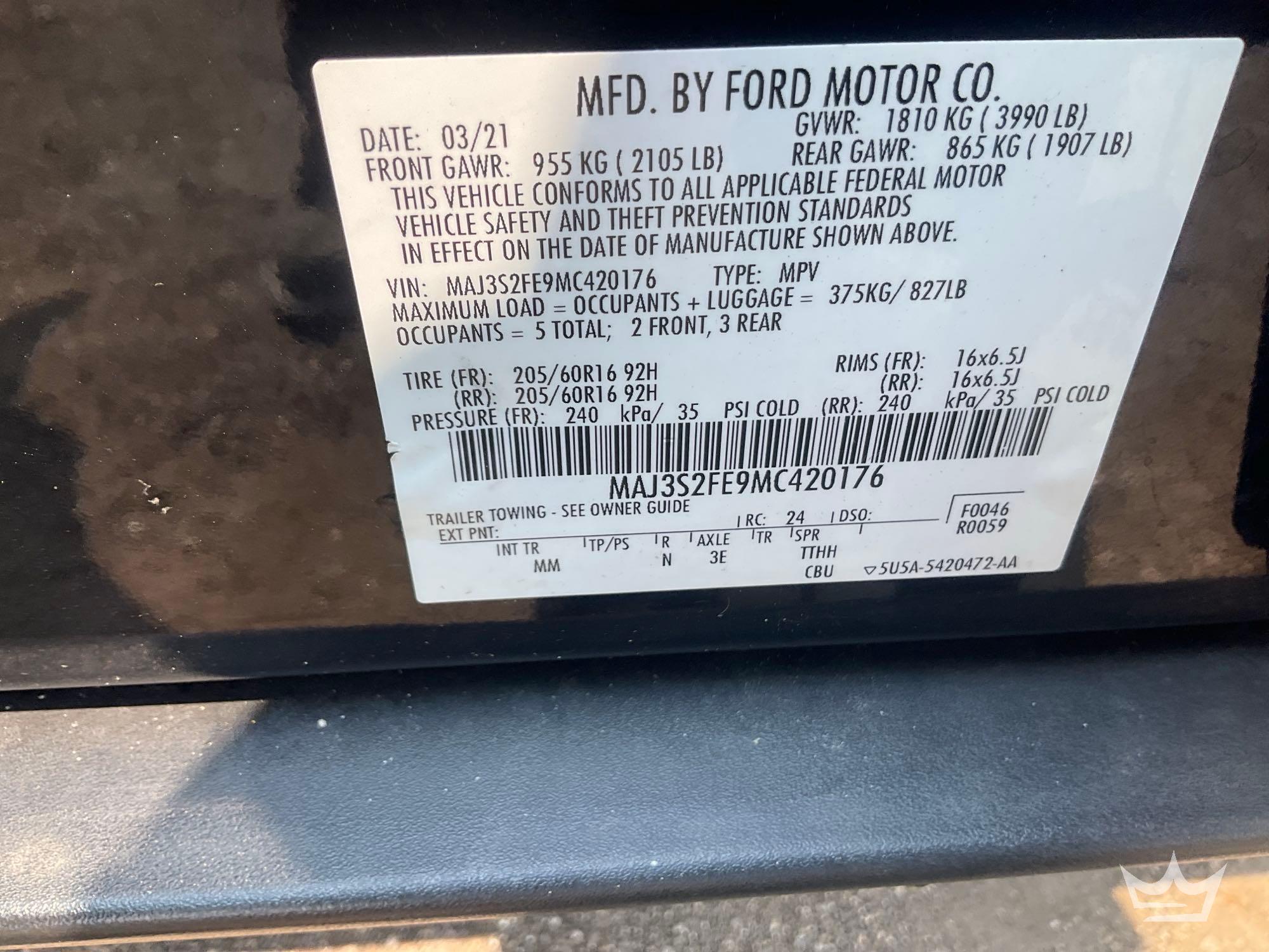2021 Ford ECOSPORT