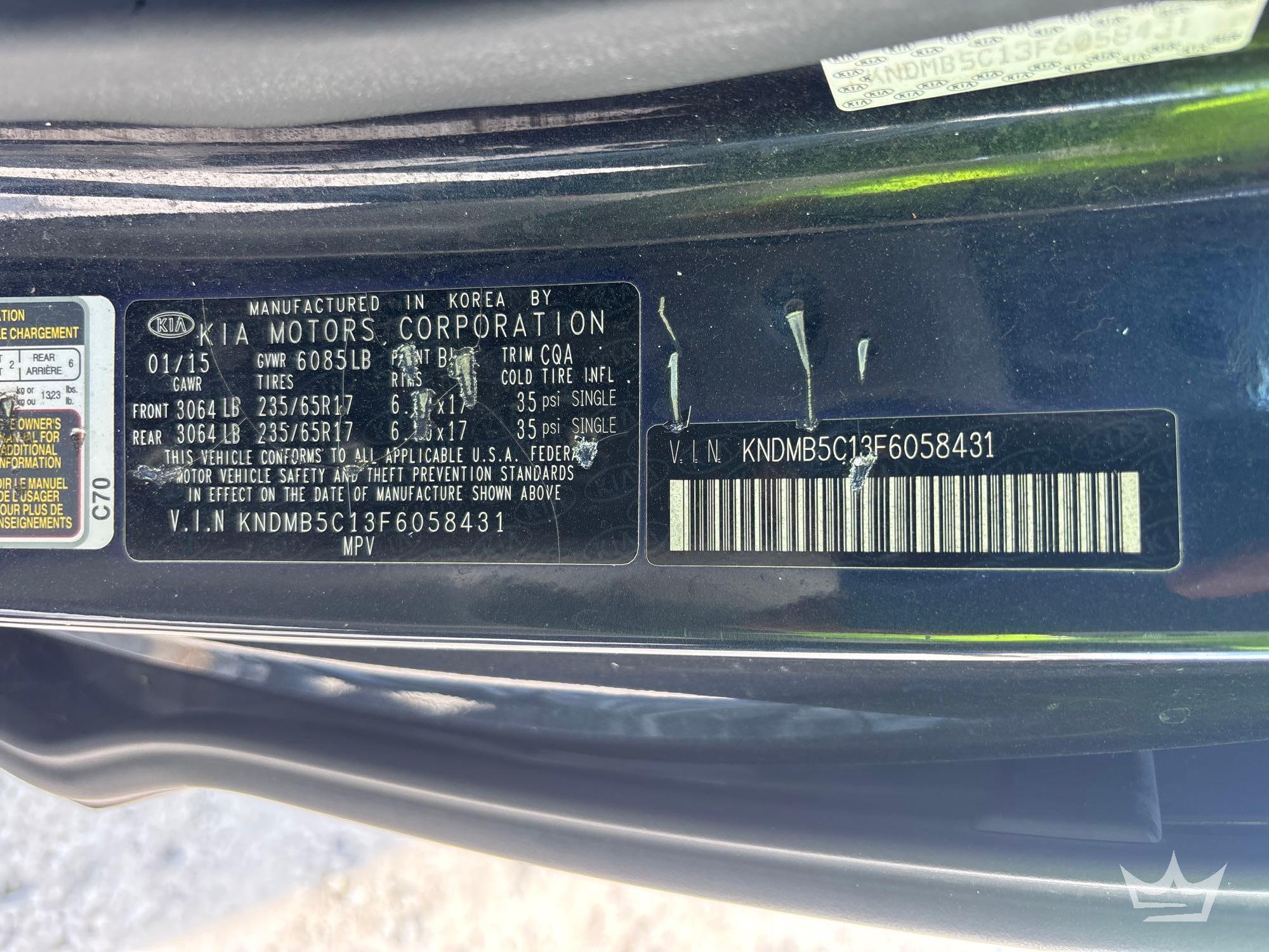 2015 Kia Sedona