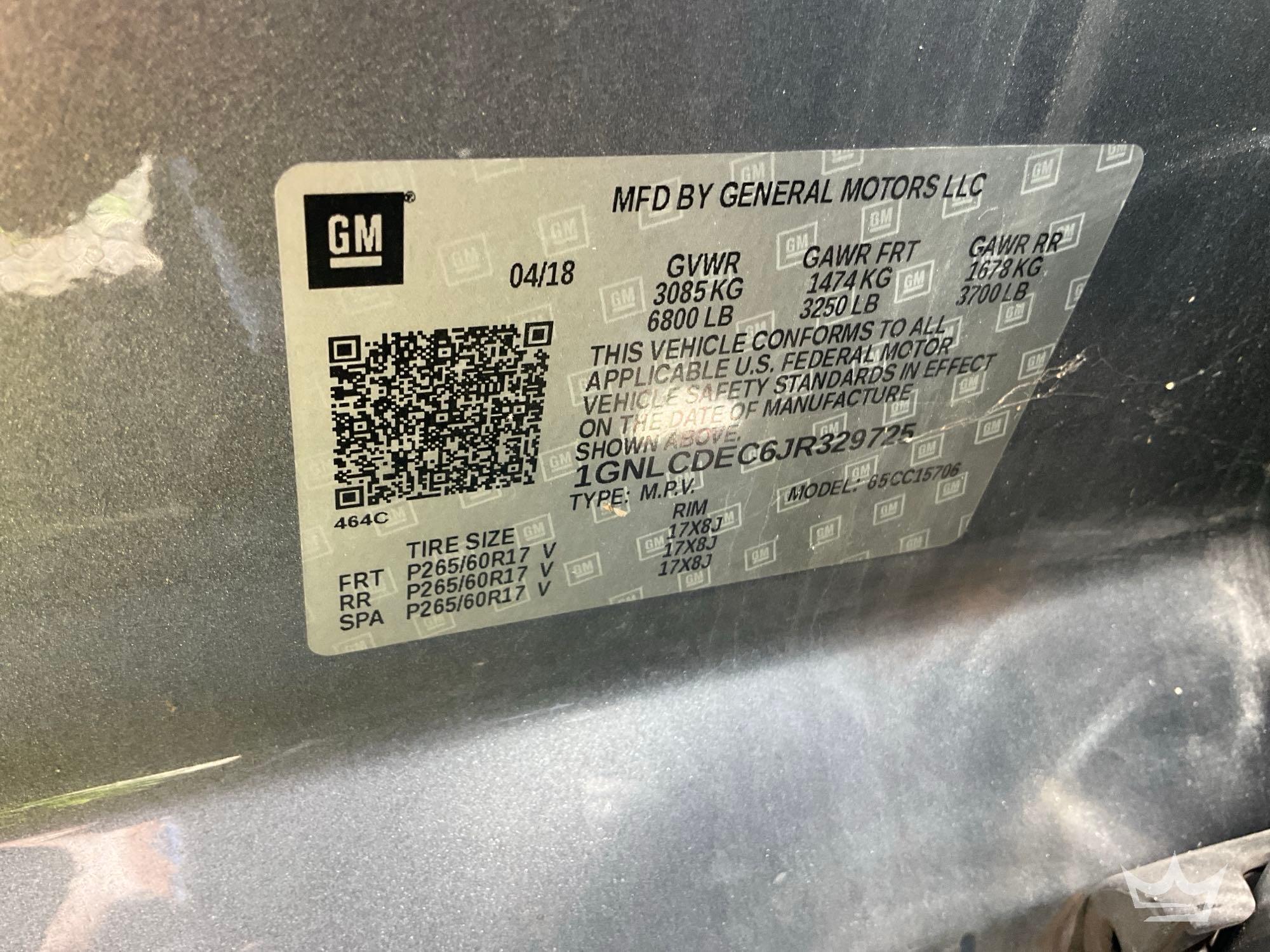 2018 Chevrolet TAHOE