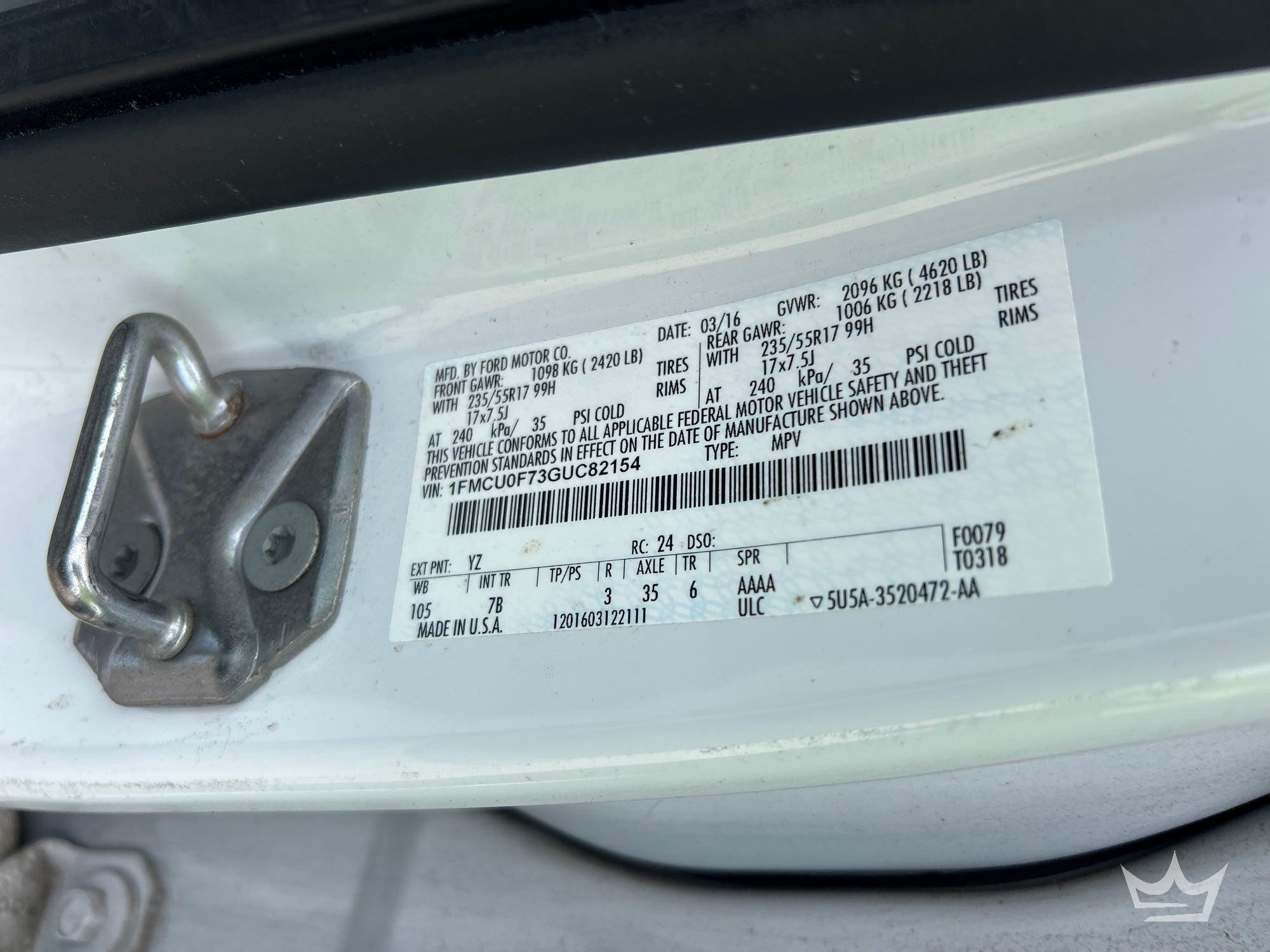 2016 Ford ESCAPE