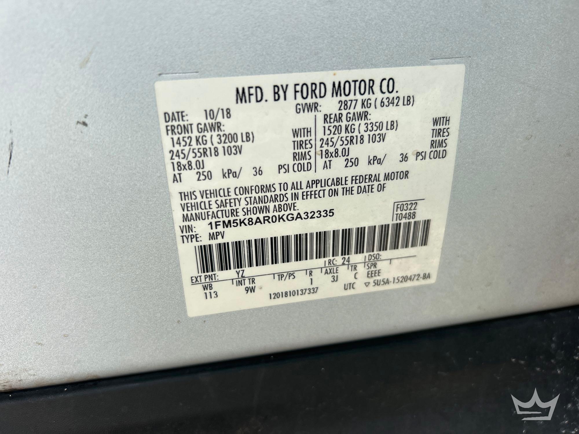 2019 Ford EXPLORER