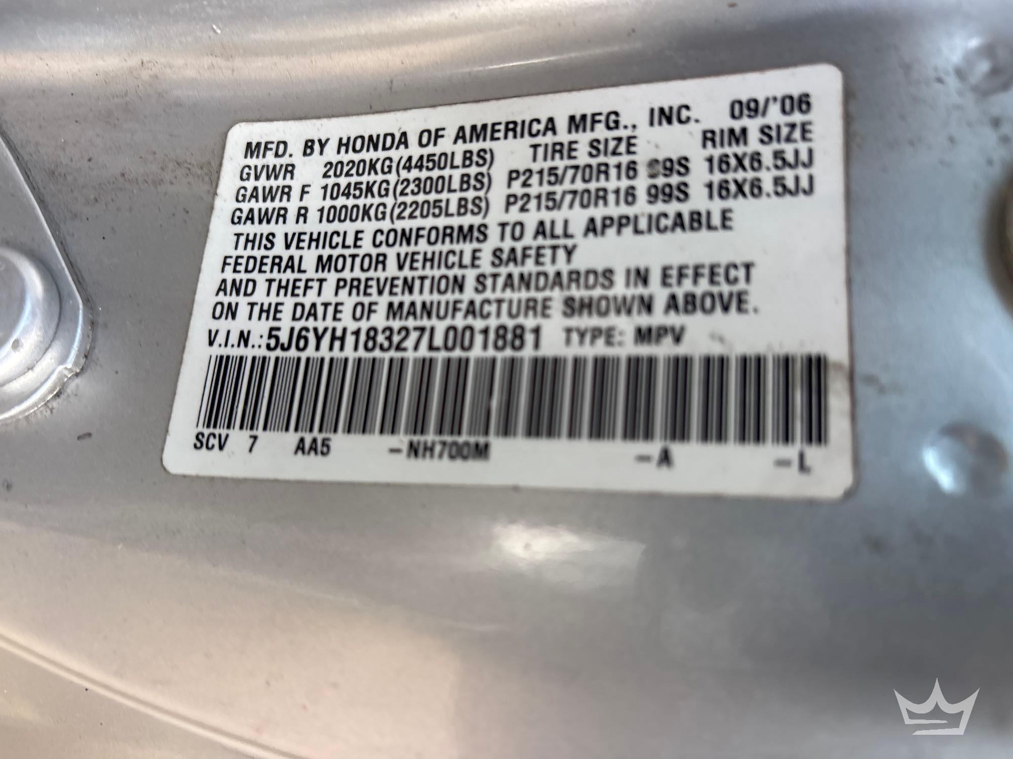 2007 Honda ELEMENT