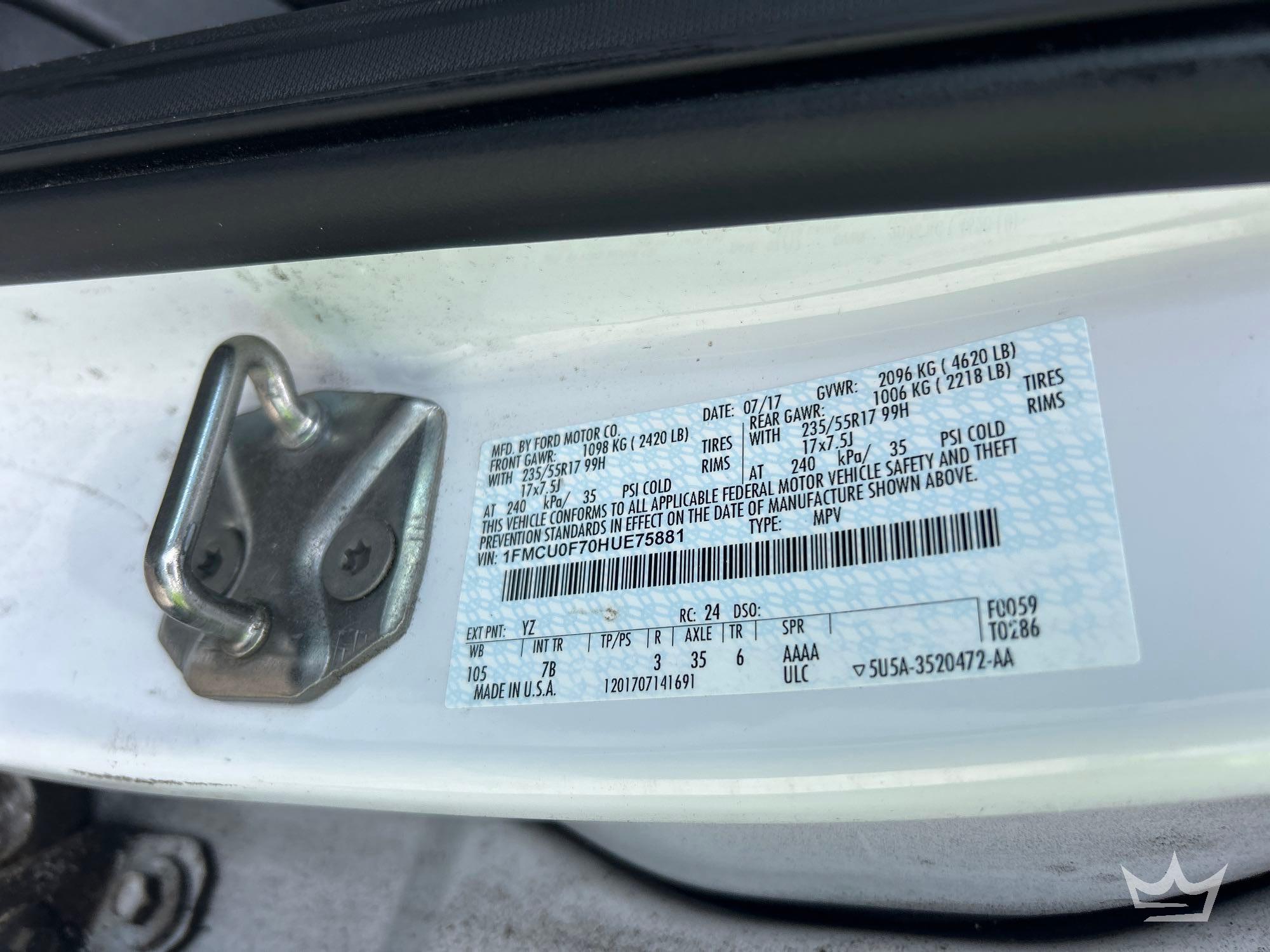 2017 Ford ESCAPE