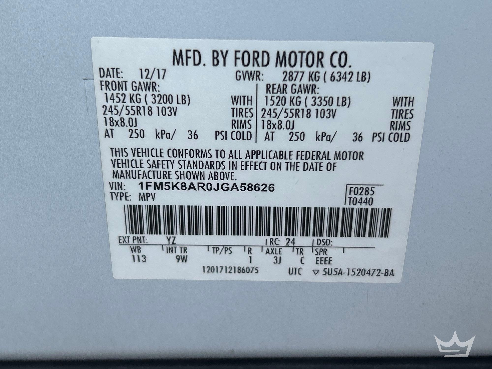 2018 Ford EXPLORER