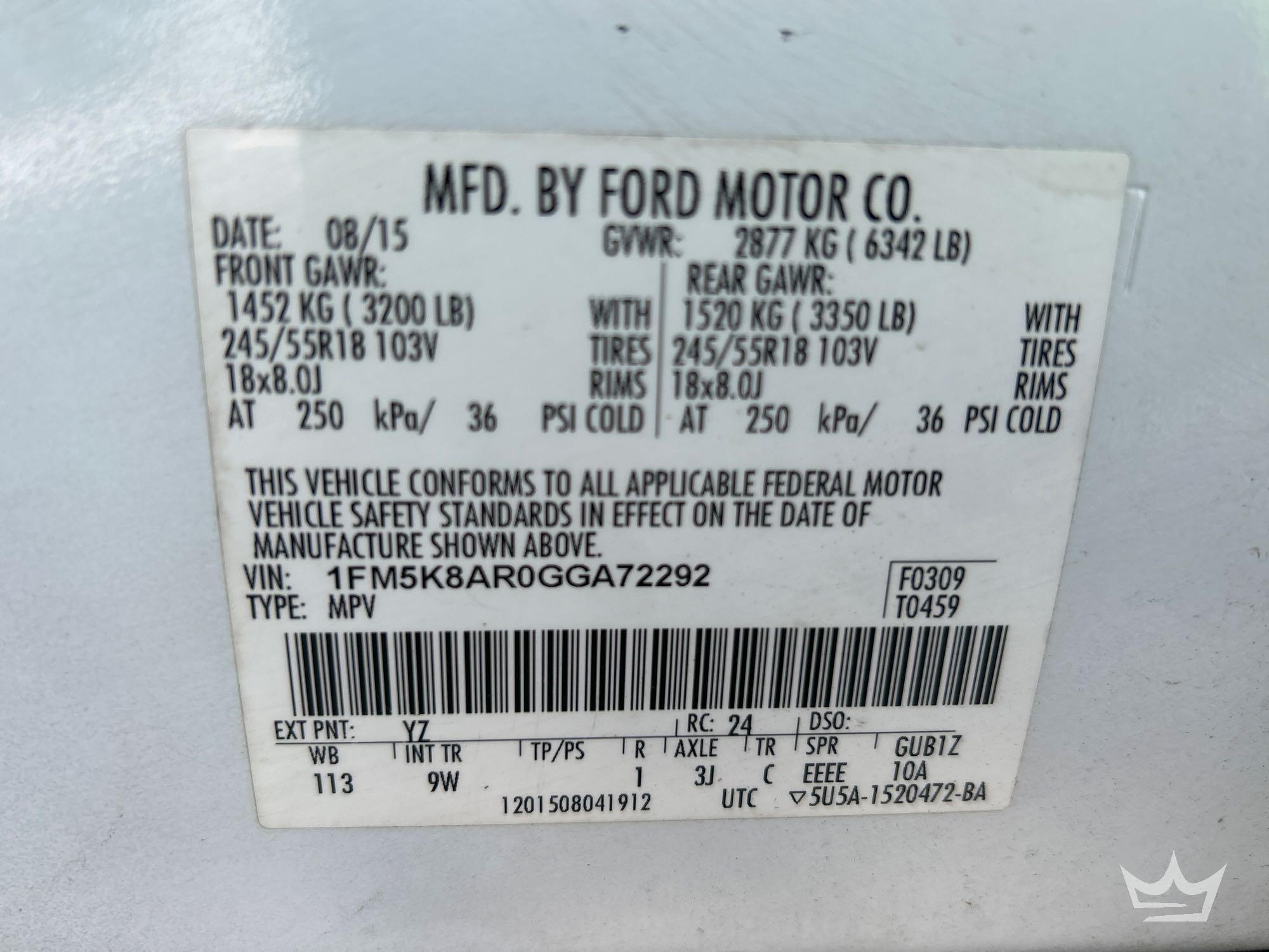 2016 Ford EXPLORER