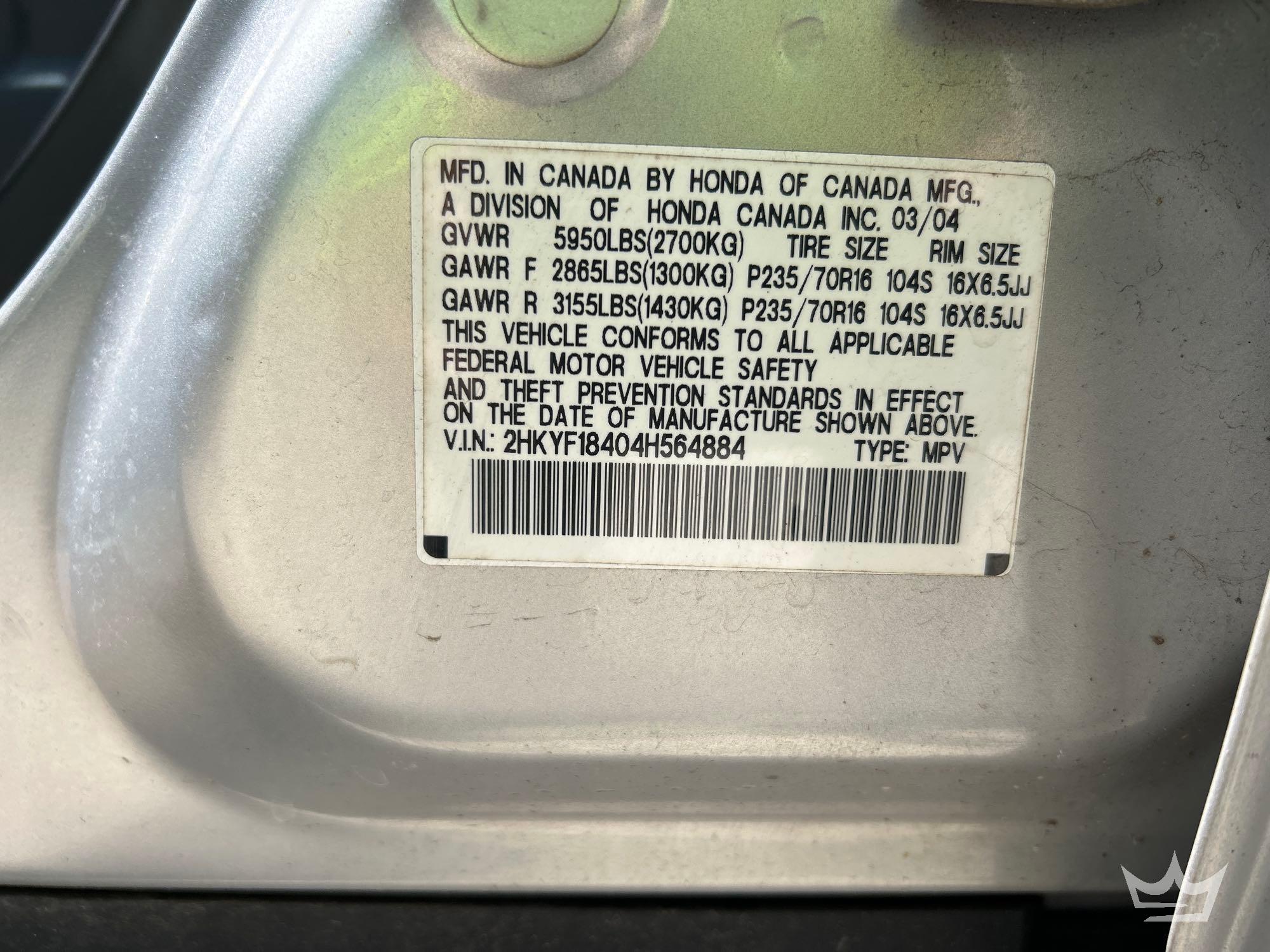 2004 Honda PILOT
