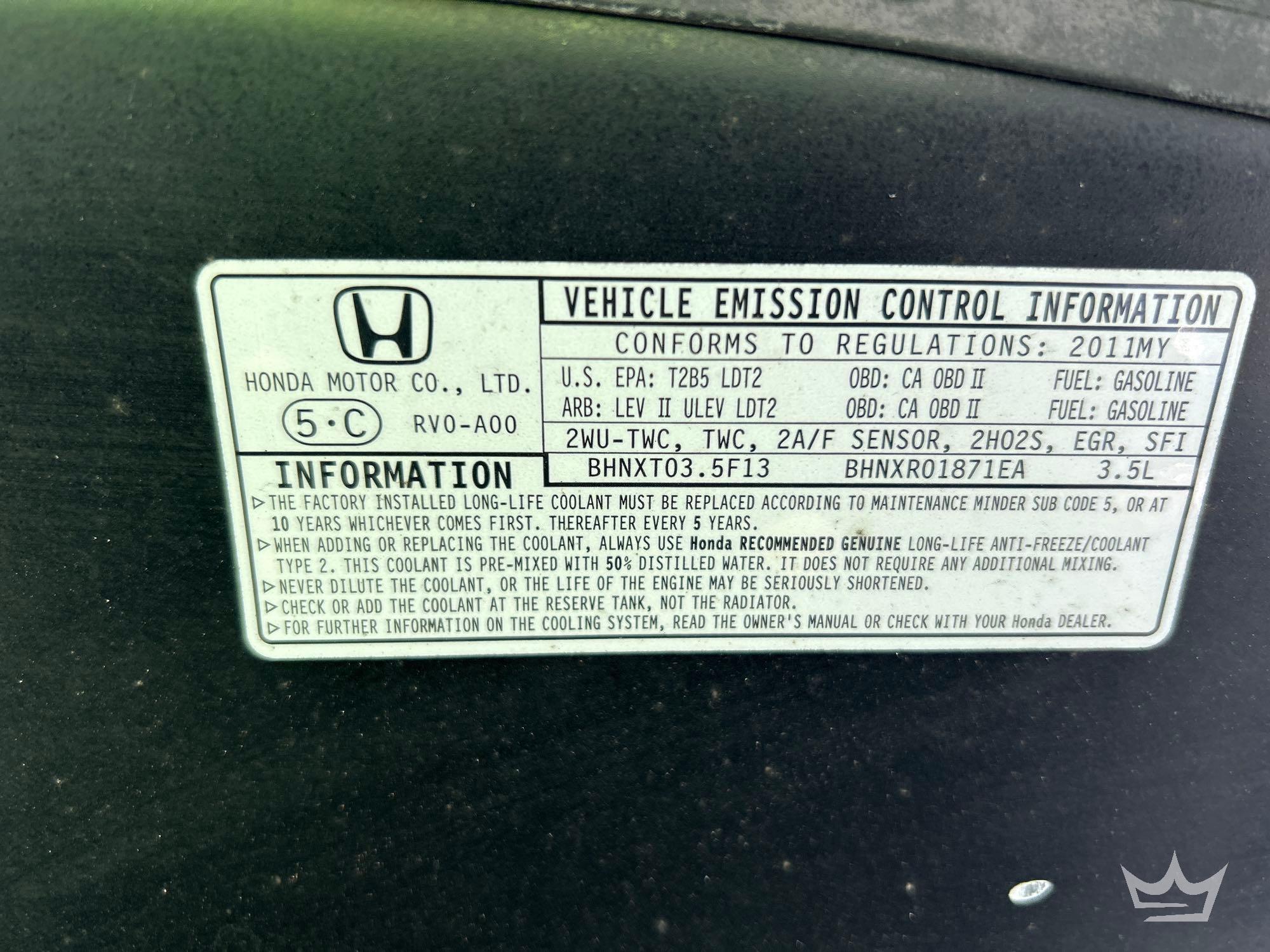 2011 Honda  ODYSSEY