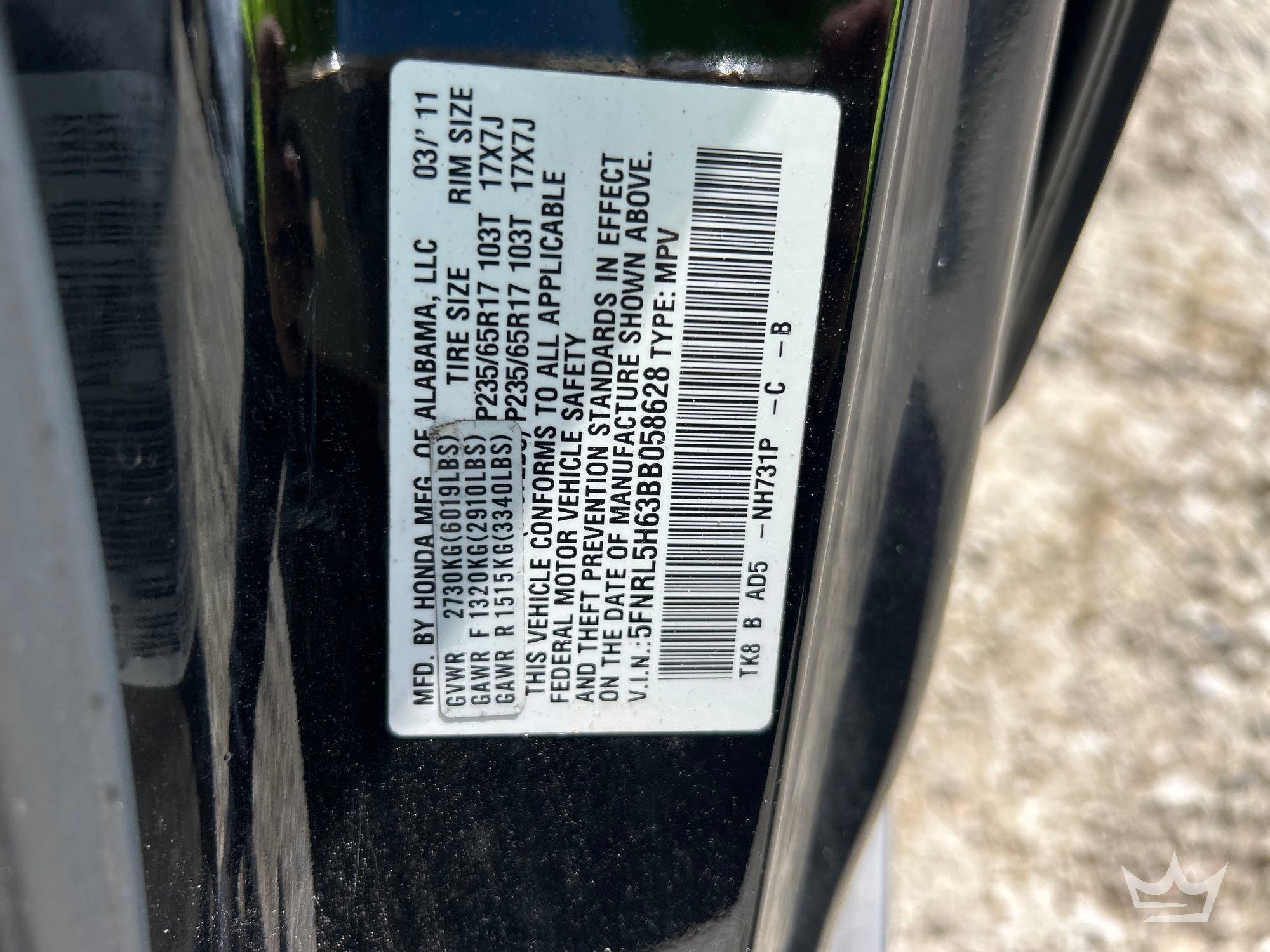 2011 Honda  ODYSSEY