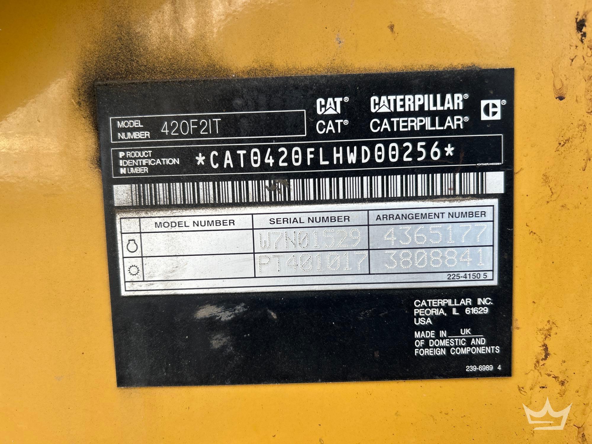 2015 Caterpillar 420F2 IT
