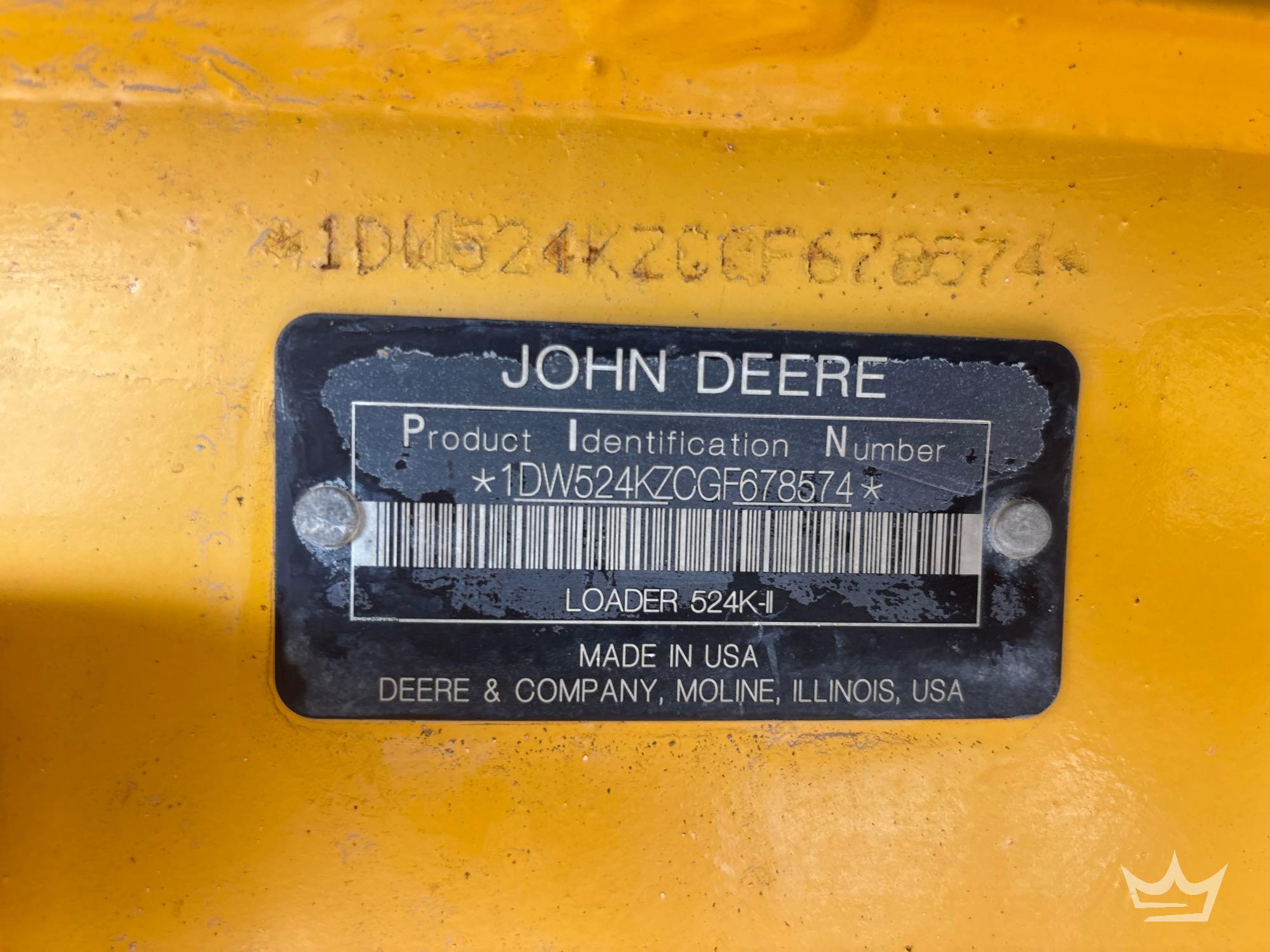2017 John Deere 524K