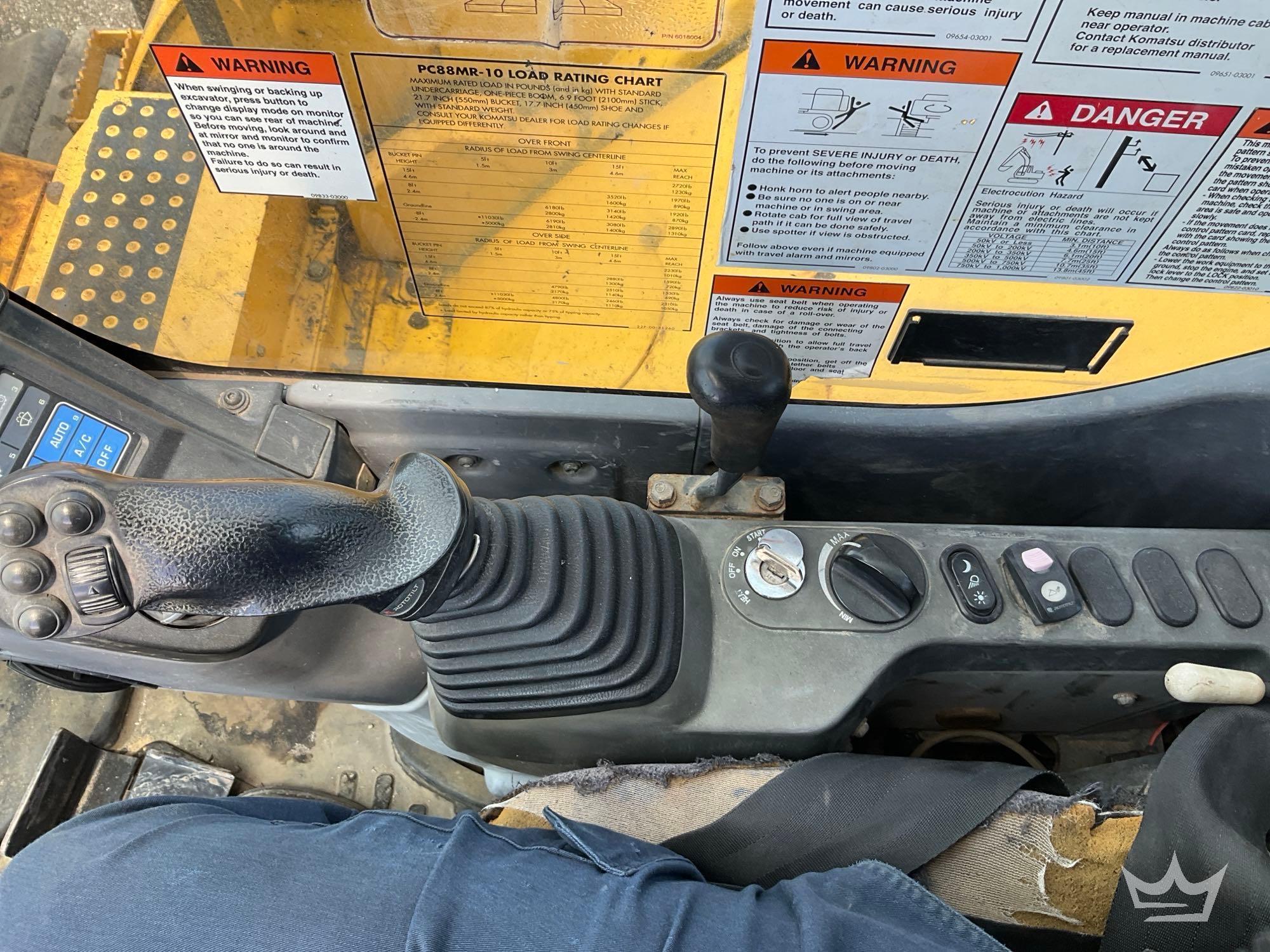 2018 Komatsu PC88MR