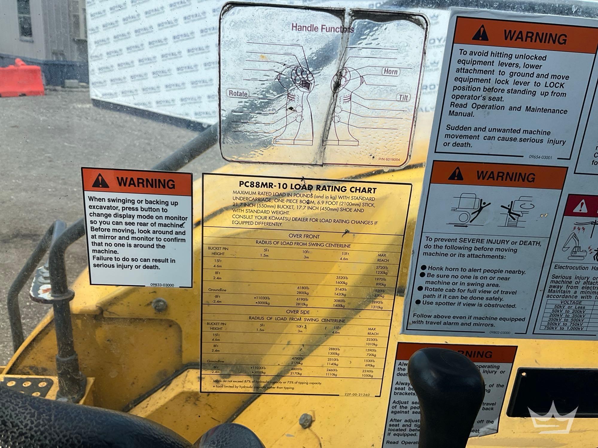 2018 Komatsu PC88MR