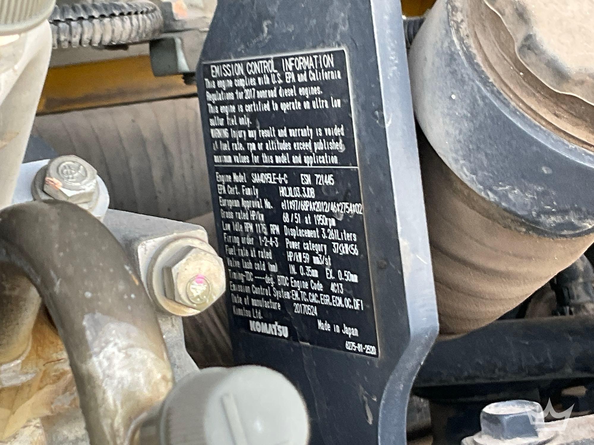 2018 Komatsu PC88MR