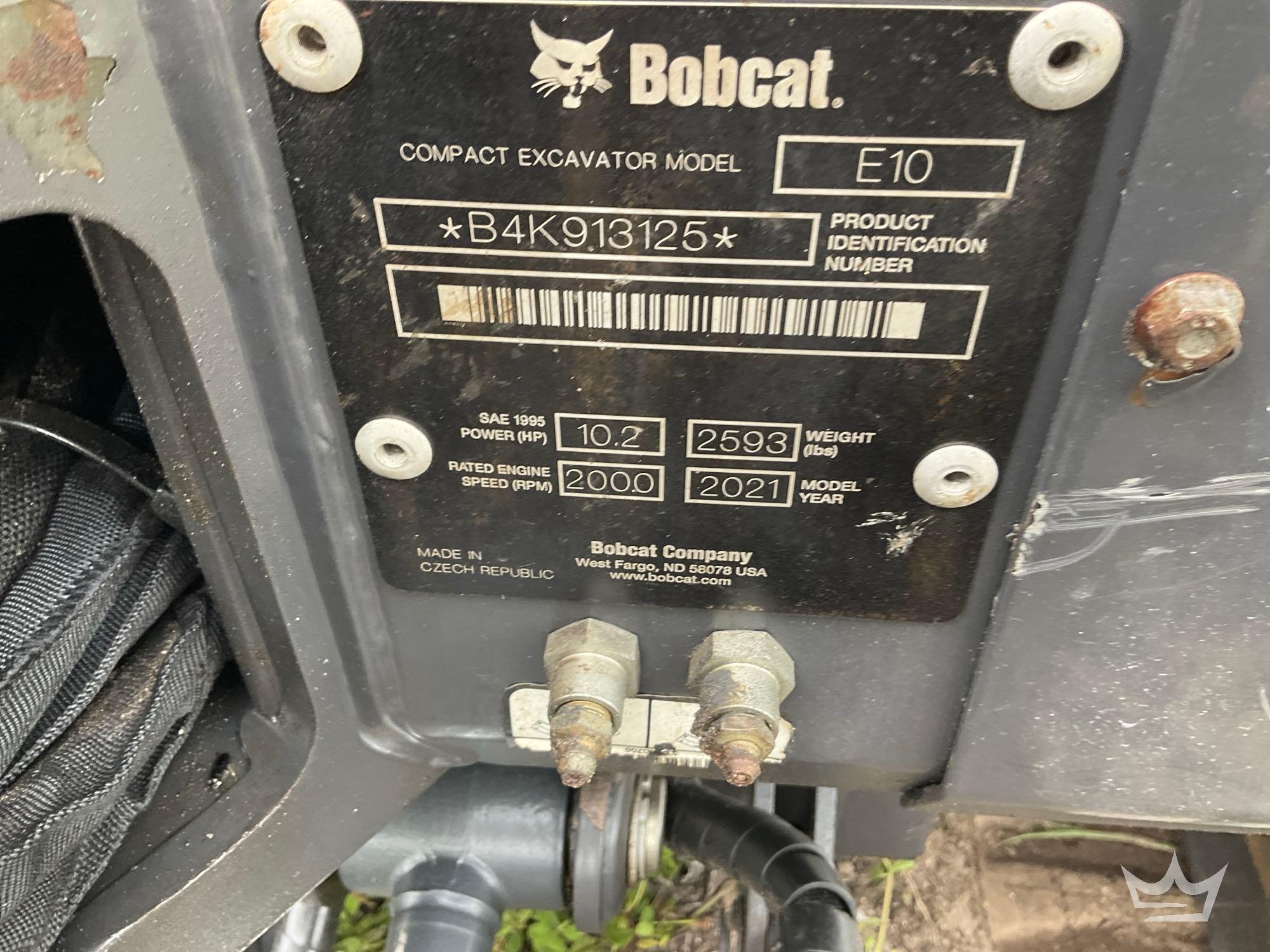 2021 Bobcat E10