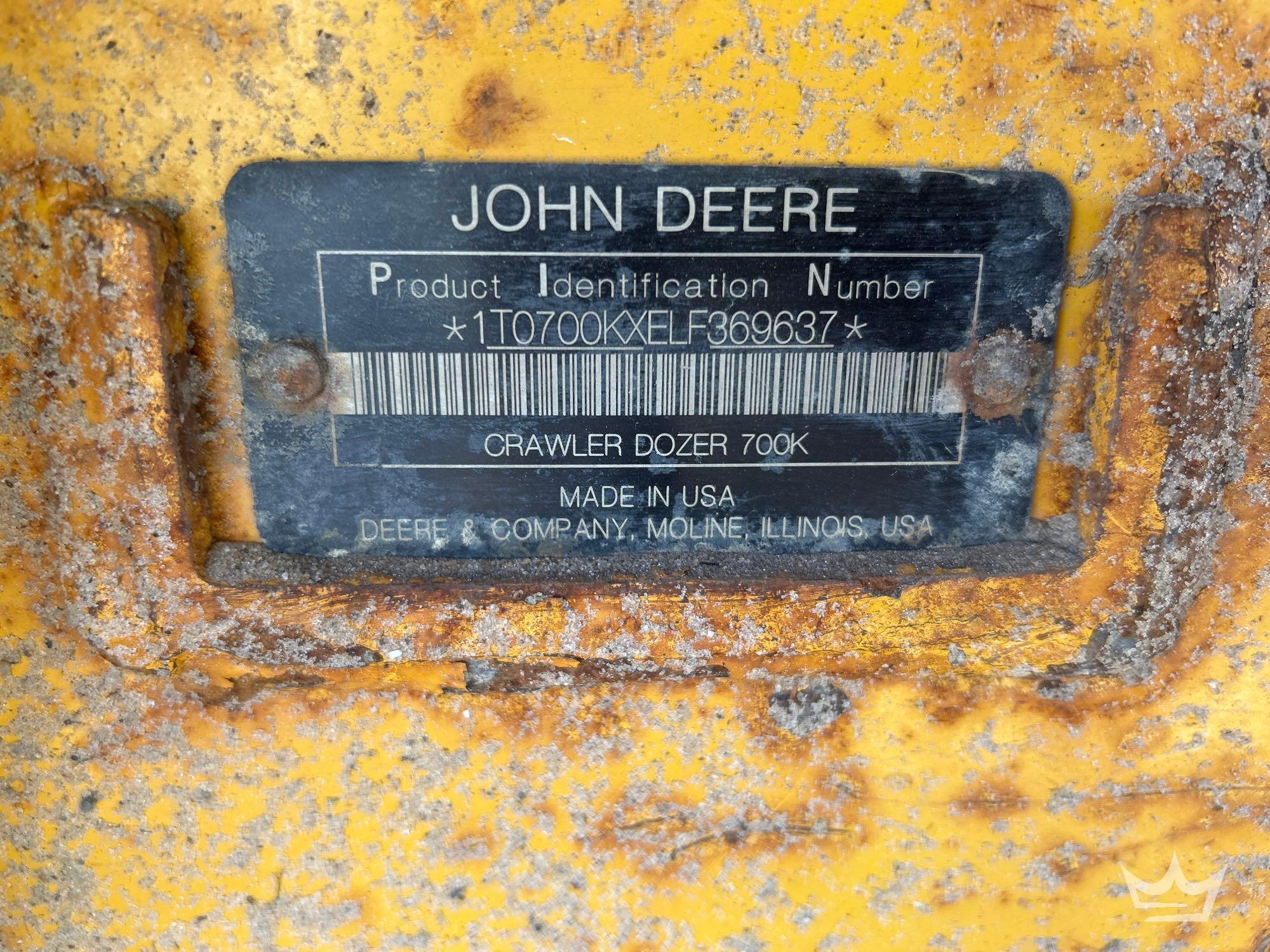 2020 John Deere 700K