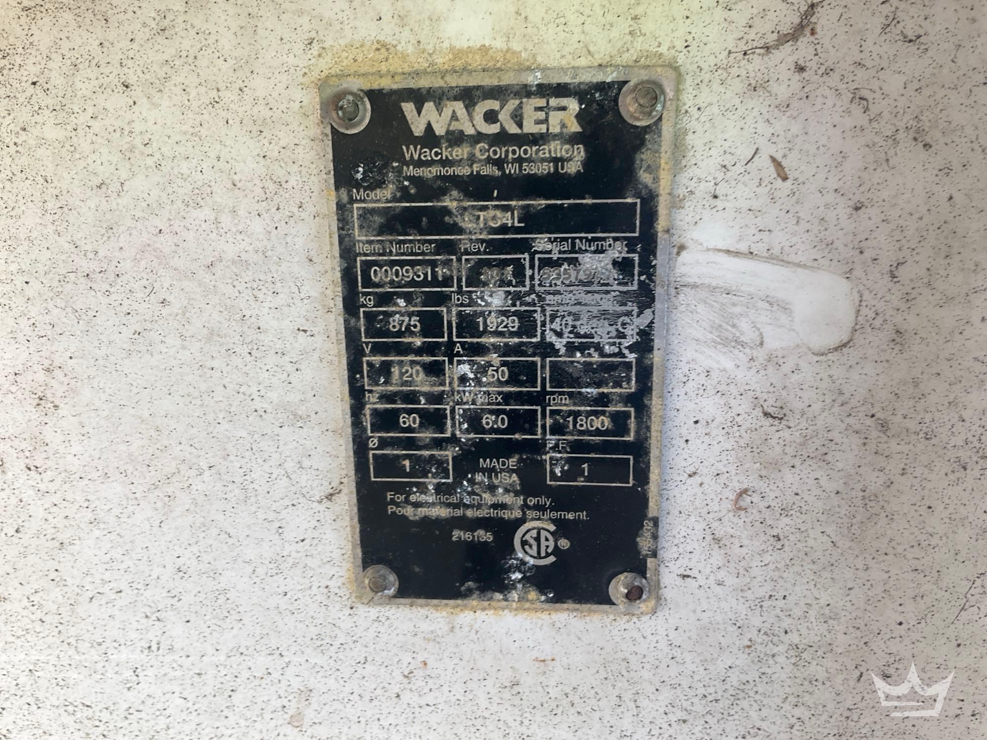 2002 Wacker Neuson LTC4L