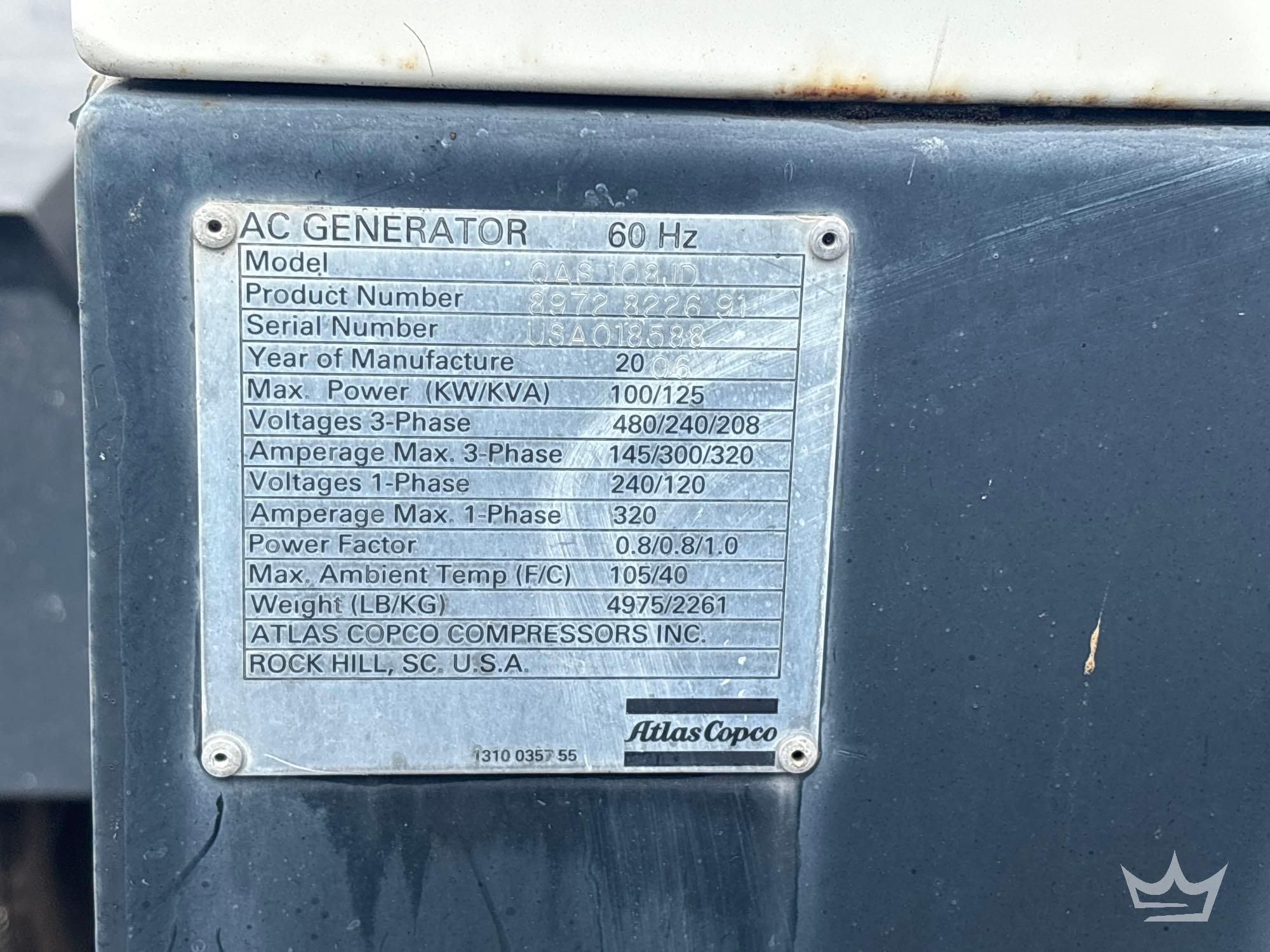 Atlas Copco QAS108JD