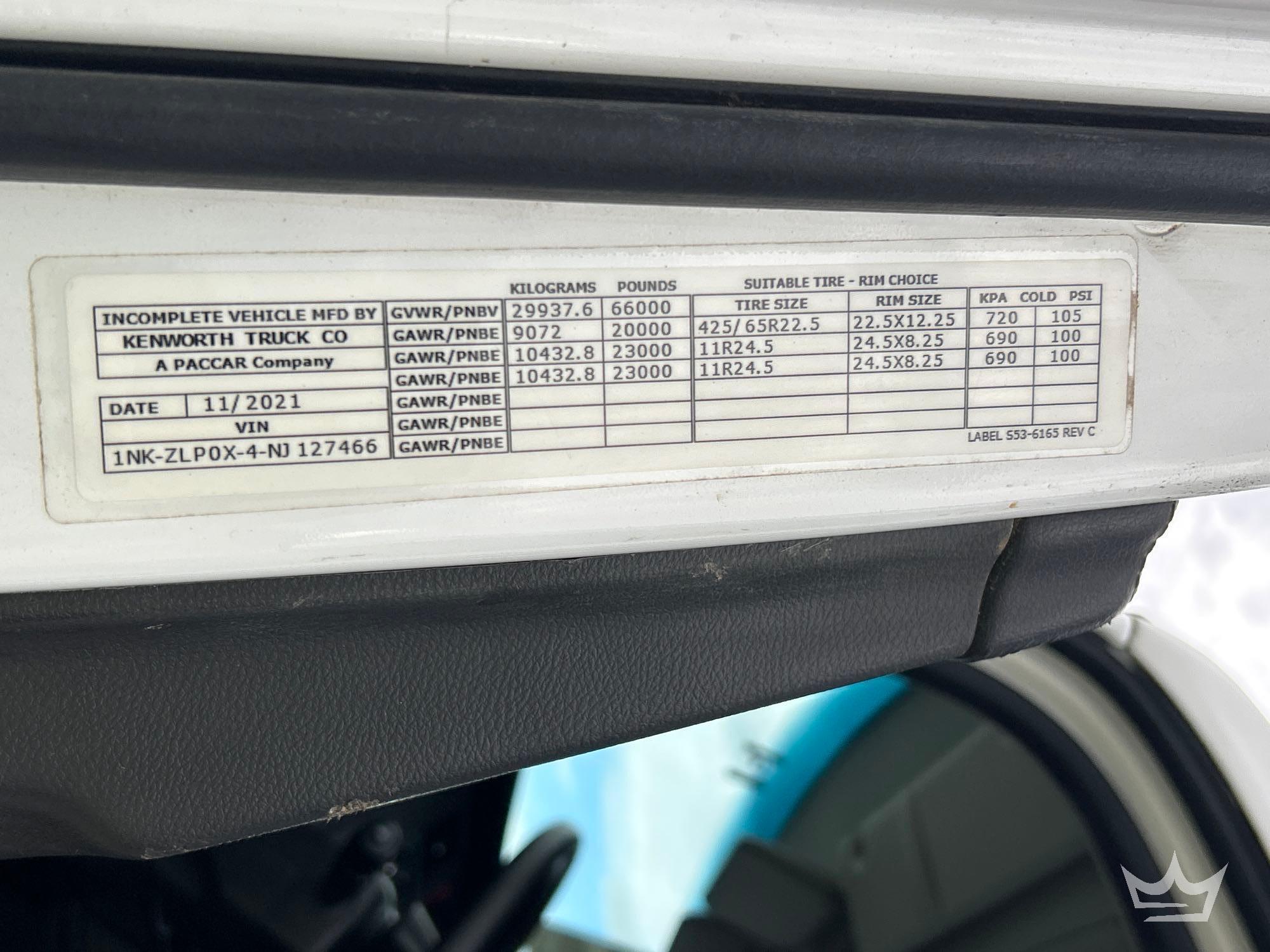 2022 Kenworth T880