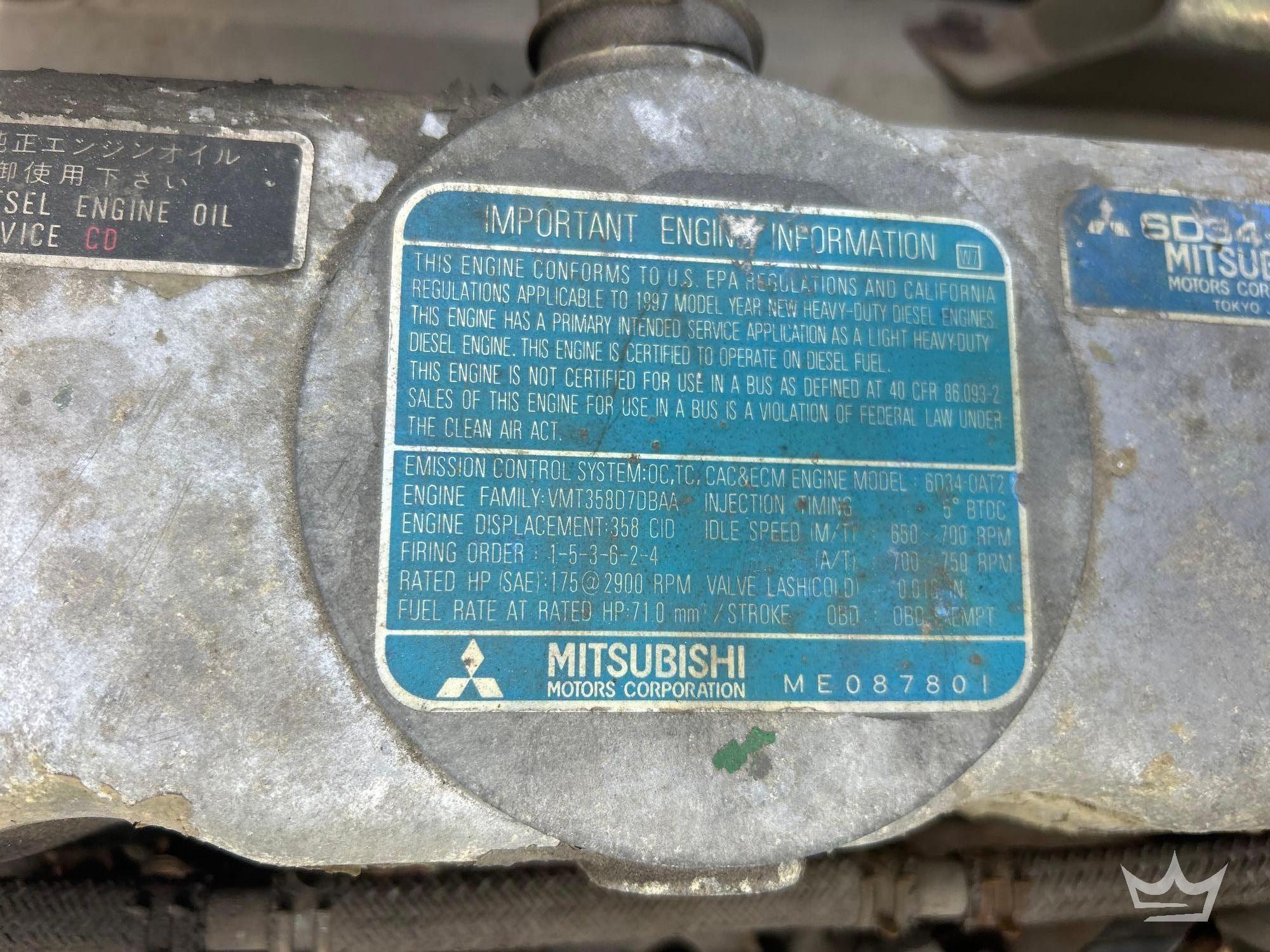 1998 Mitsubishi FUSO FH211